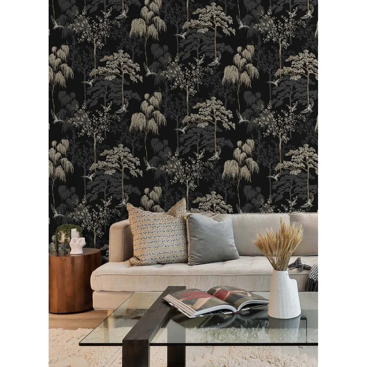 Arthouse Bird Garden Peel and Stick Wallpaper