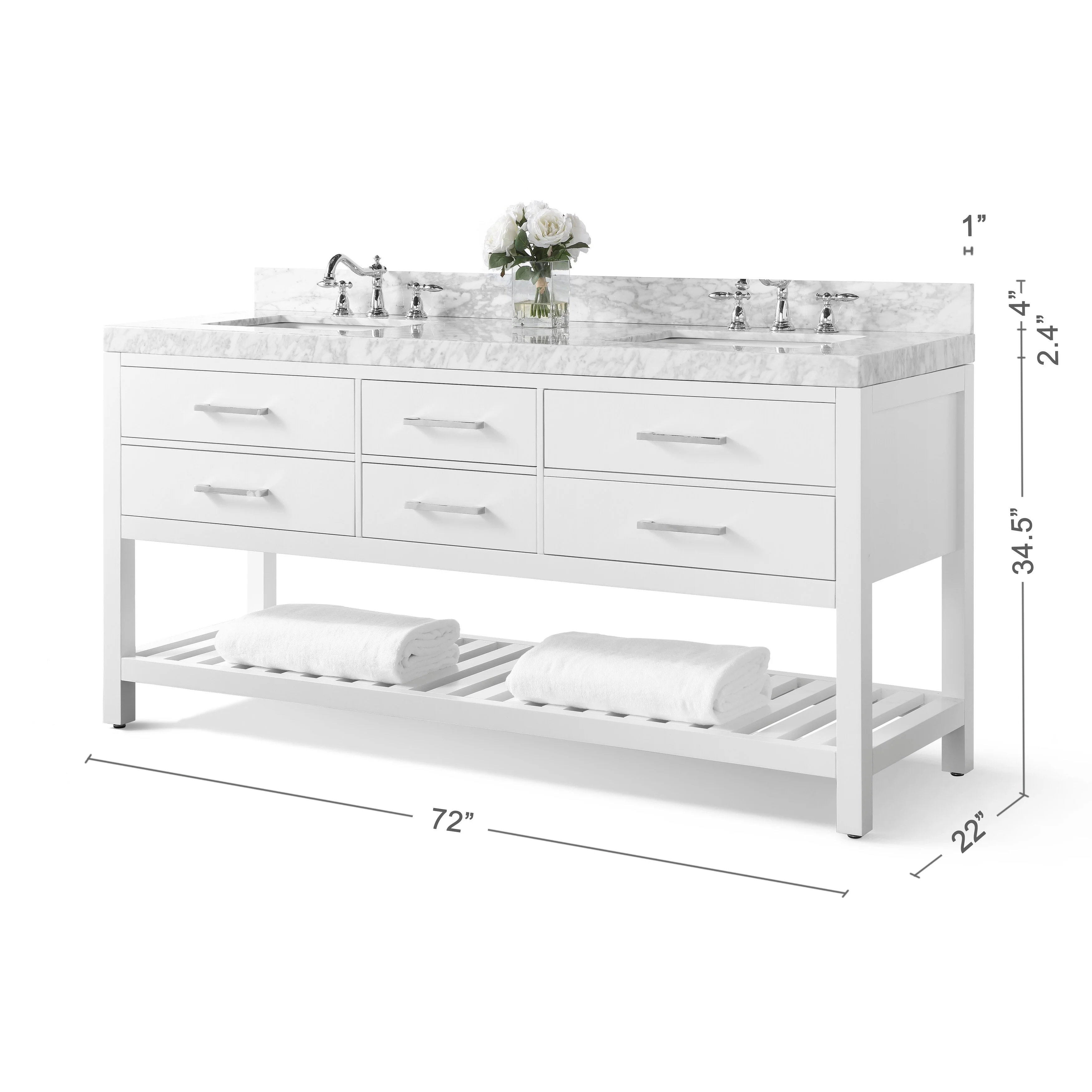 Ancerre Designs Elizabeth Bathroom Vanity Set