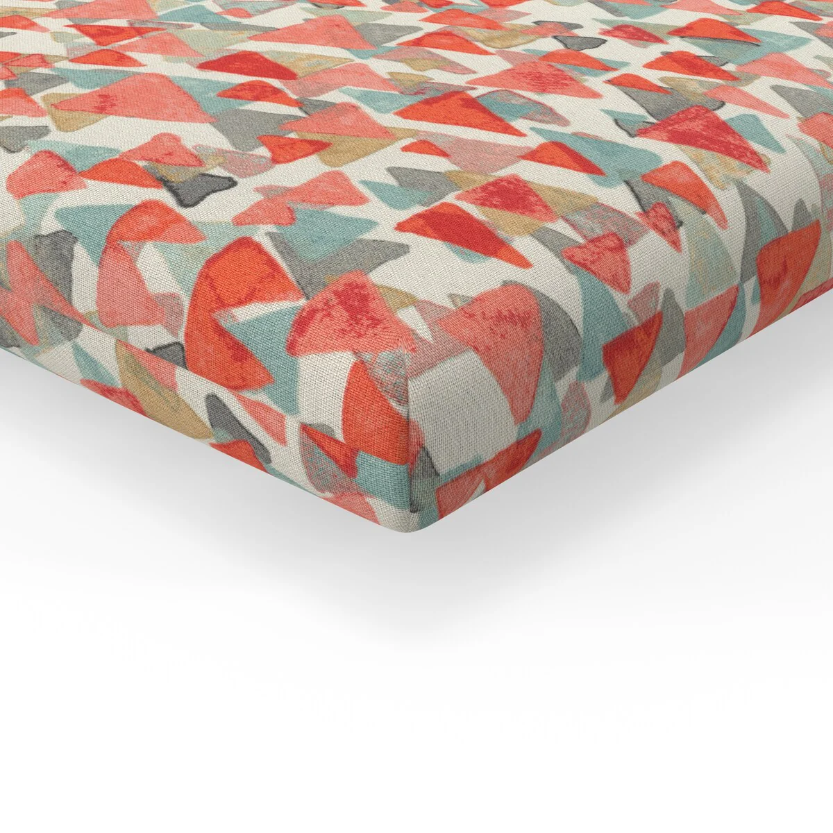 Pillow Perfect Outdoor/Indoor 100% T-Spun Polyester Seat Cushion, Weather Resistant, Fade Resistant