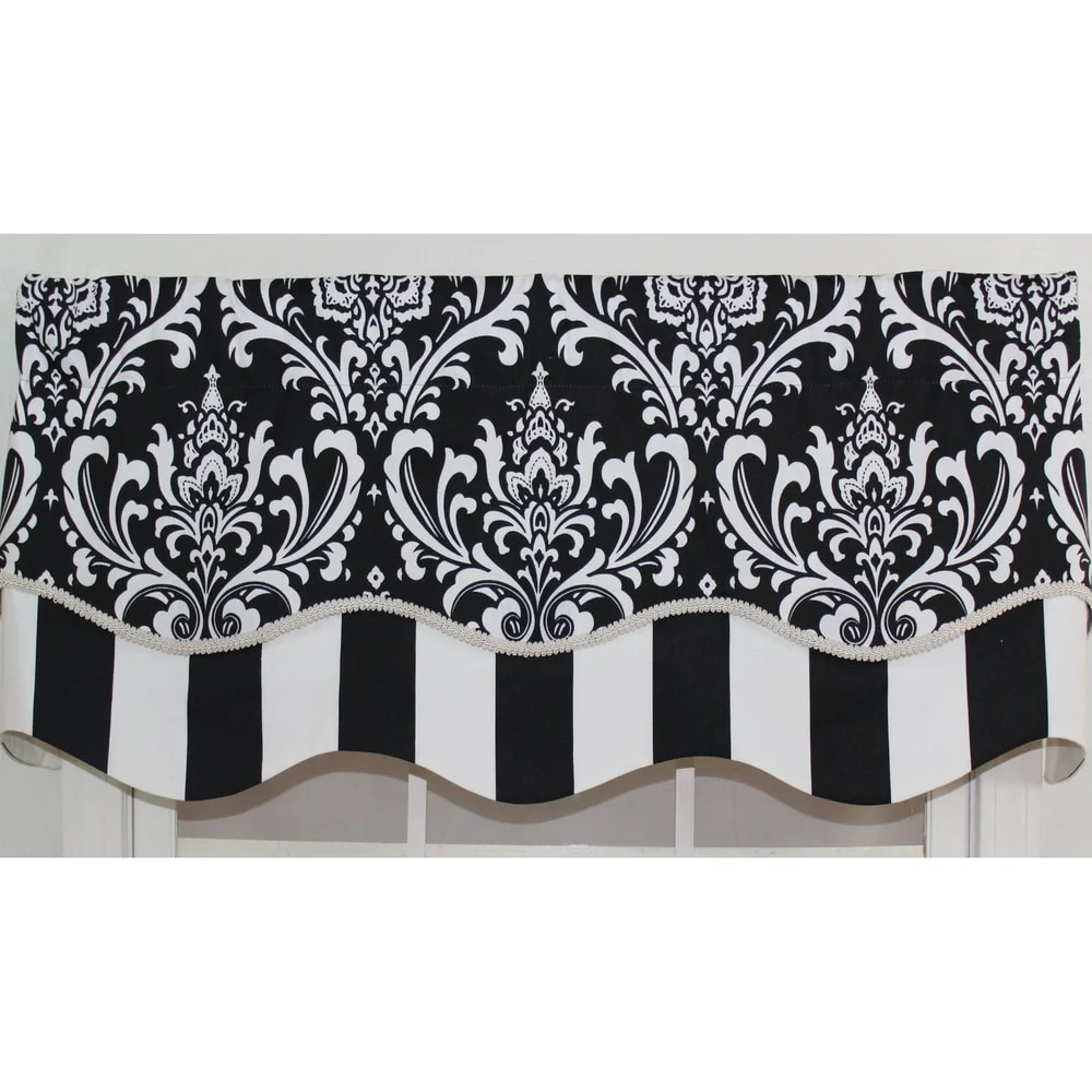 RLF Home Ozbourne 50-inch Window Valance