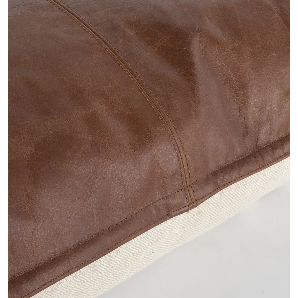 Strick & Bolton Lindi Leather 22-inch Throw Pillow