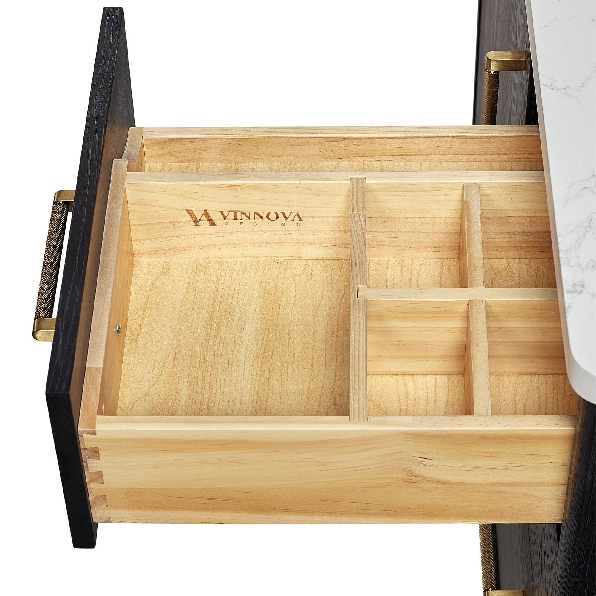 Gara Single Bath Vanity with Composite Stone Top and Mirror