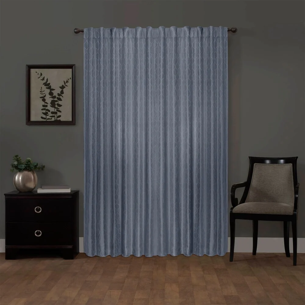 Ainsley Blackout Platinum Smart Curtains Window Curtain Panel, 50 x 84 - 50 X 84 - 50 X 84