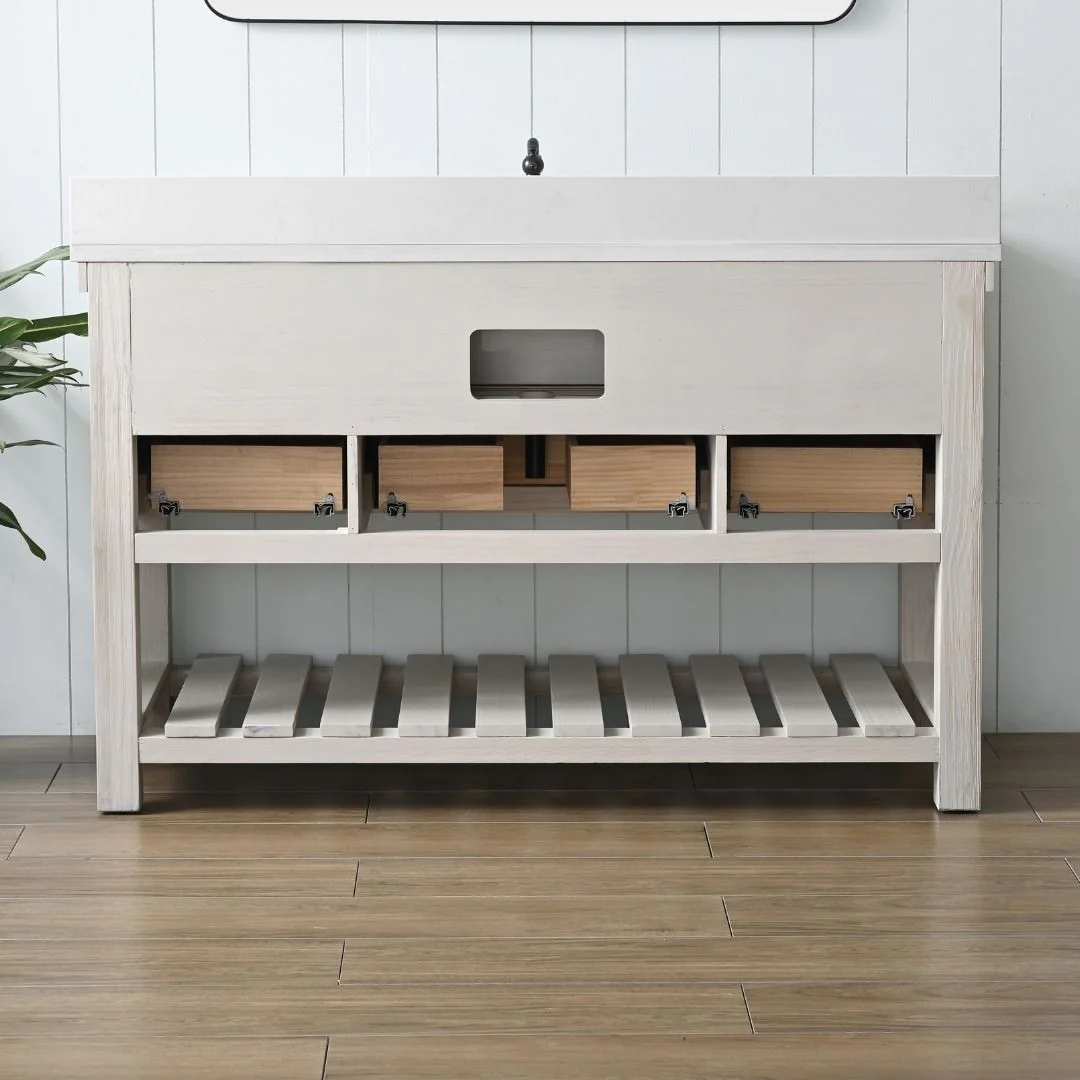 Sudio Design Bathroom Vanity Wesley Weathered Collection.