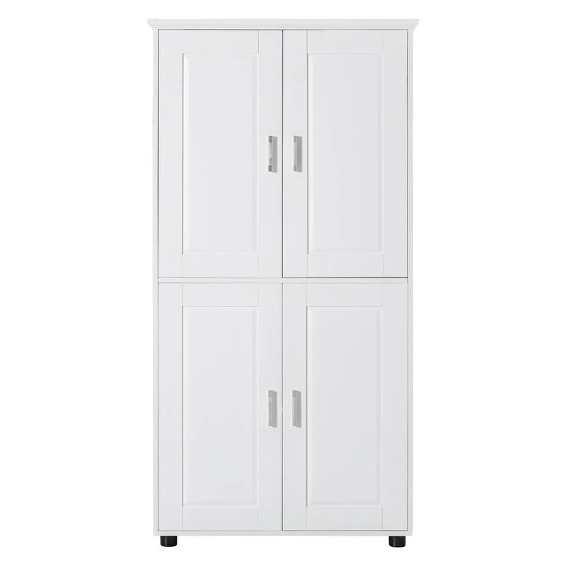 Tall and Wide Bathroom Floor Storage Cabinet