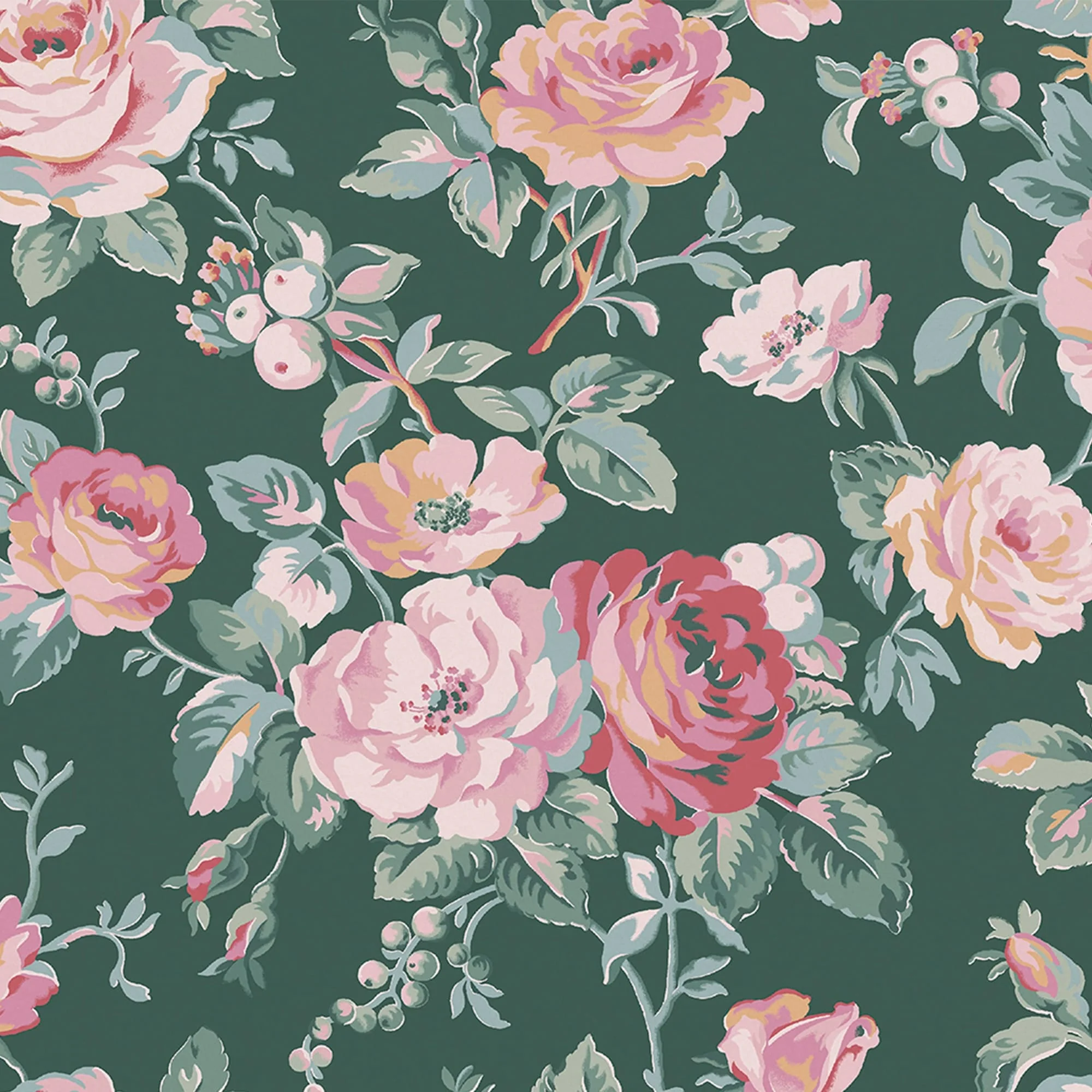 Cath Kidston Garden Rose Green