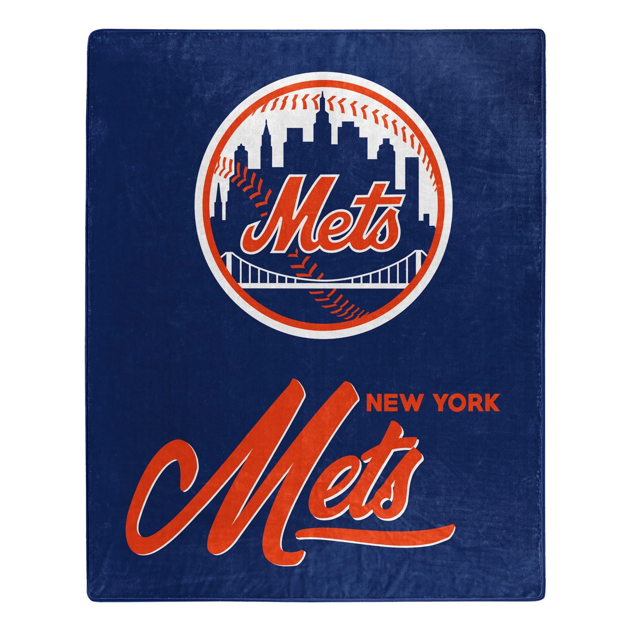 MLB New York Mets Signature Raschel Throw Blanket