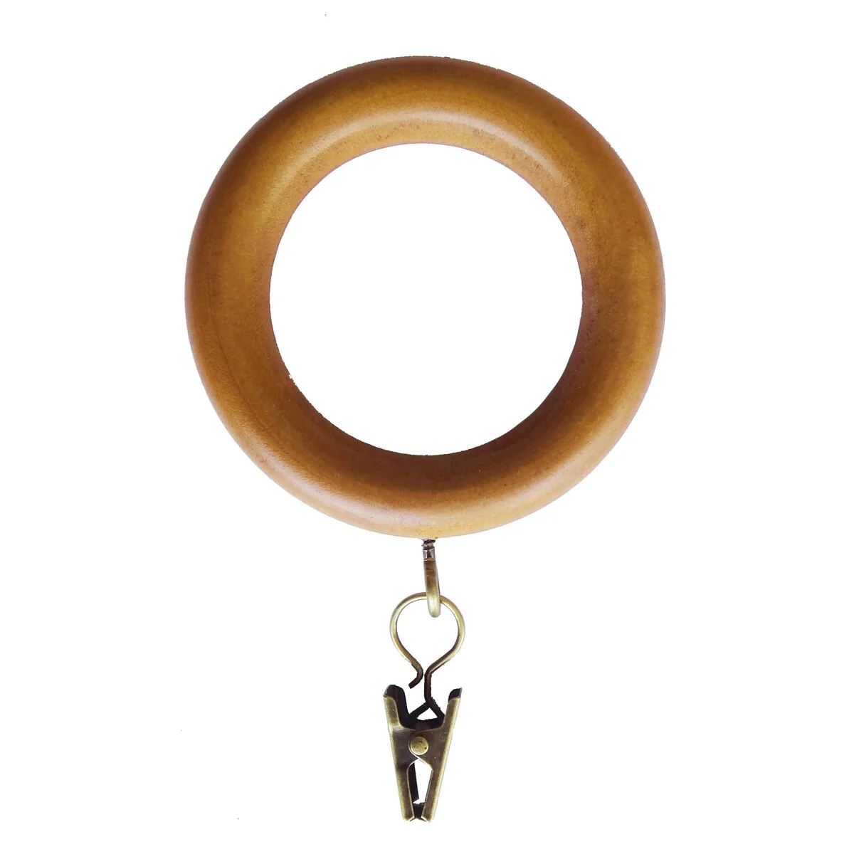 Mix & Match Wood Curtain Rings (7-Pack)