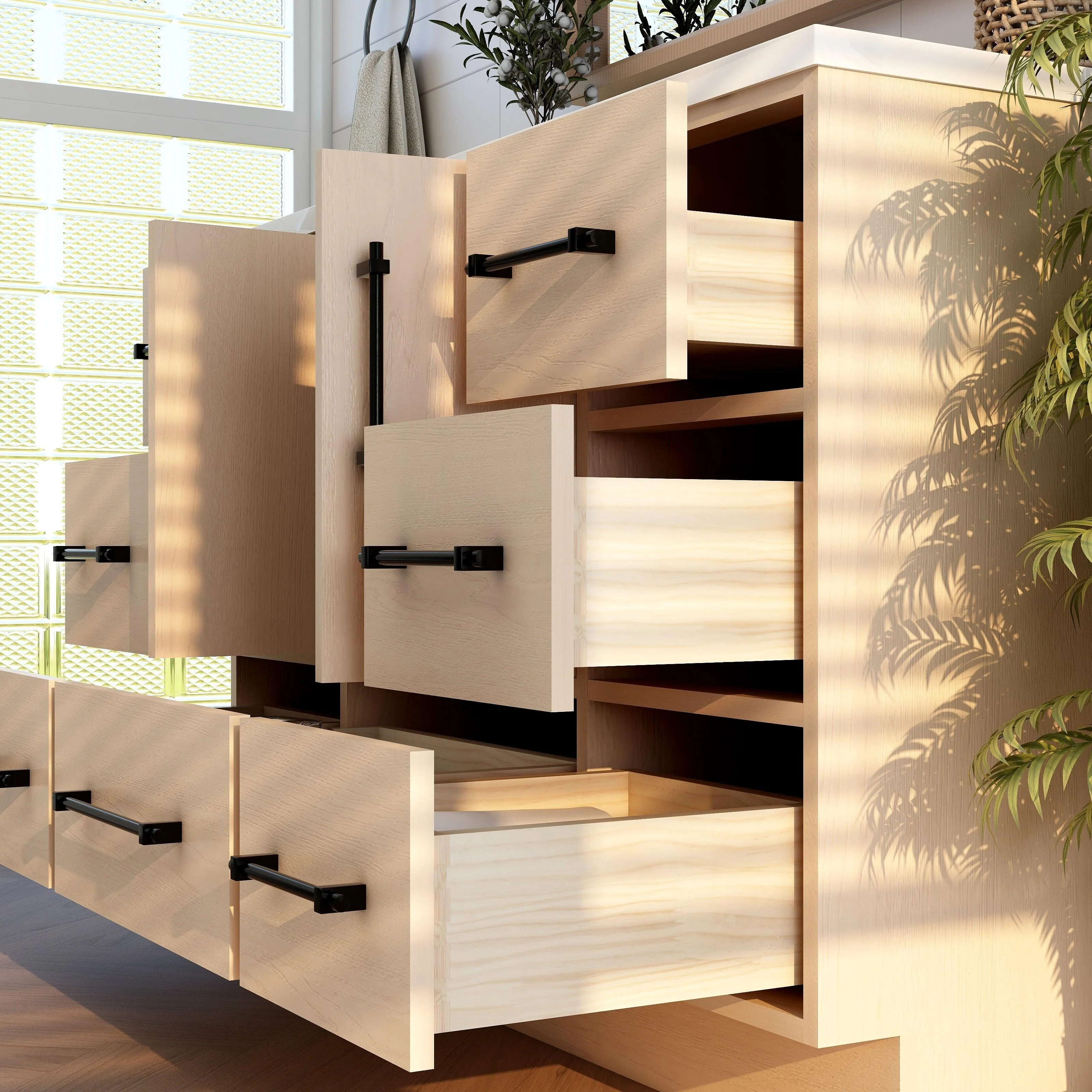 Victoria 48'' Freestanding Vanity with Reinforced Acrylic Sink - 47.5