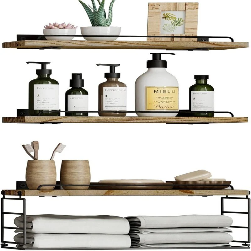 Floating Bathroom Shelves Over Toilet - 5.9