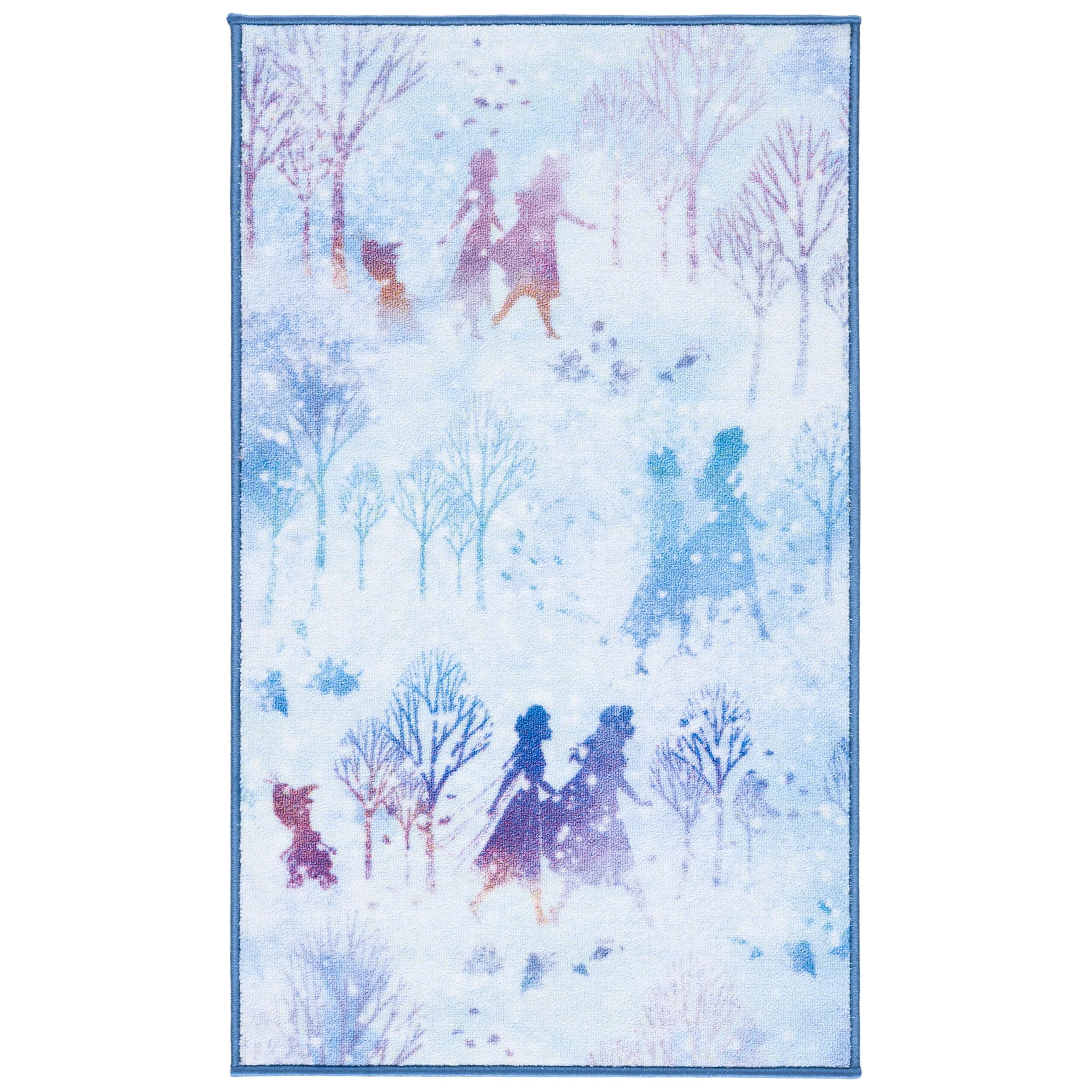 SAFAVIEH Machine Washable Slip Resistant Collection Inspired By Disney's Animated Film Frozen 2 - Believe