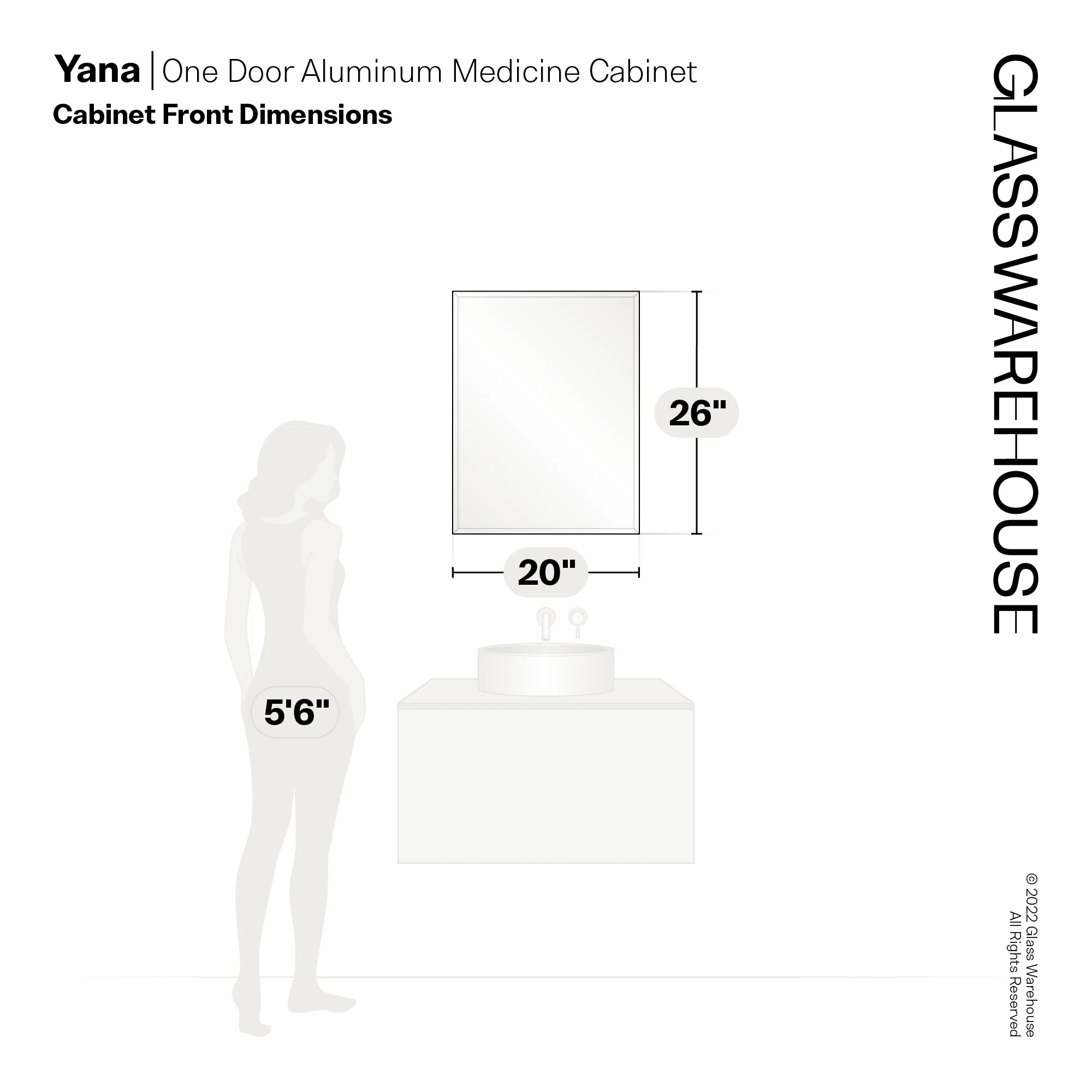 Aluminum Medicine Cabinet