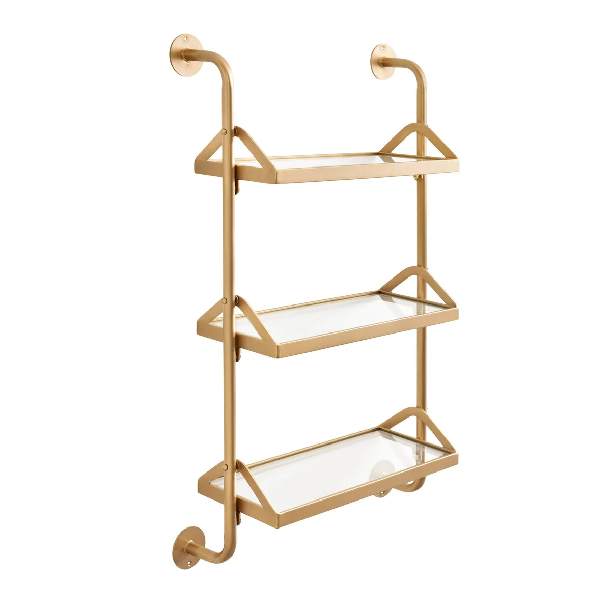 Kate and Laurel Marit Three-Tier Wall Shelf