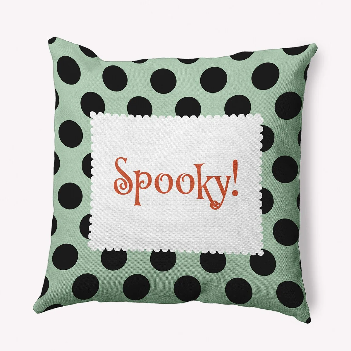 Halloween Spooky Dots Accent Pillow