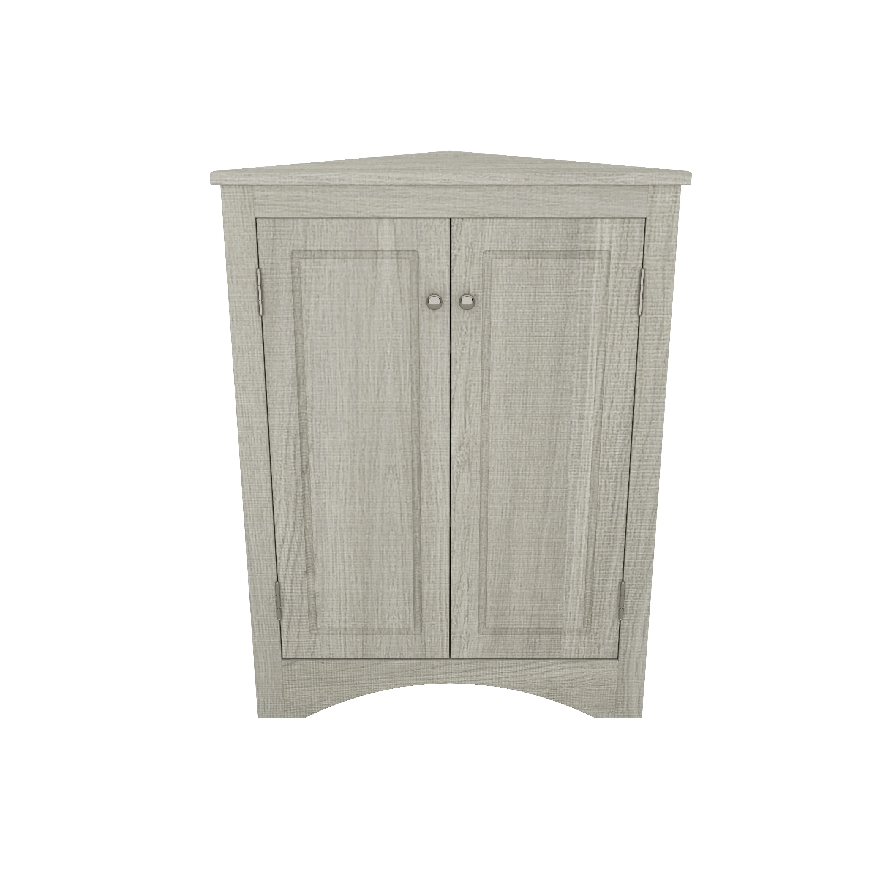 Triangle Bathroom Storage Cabinet with Adjustable Shelves