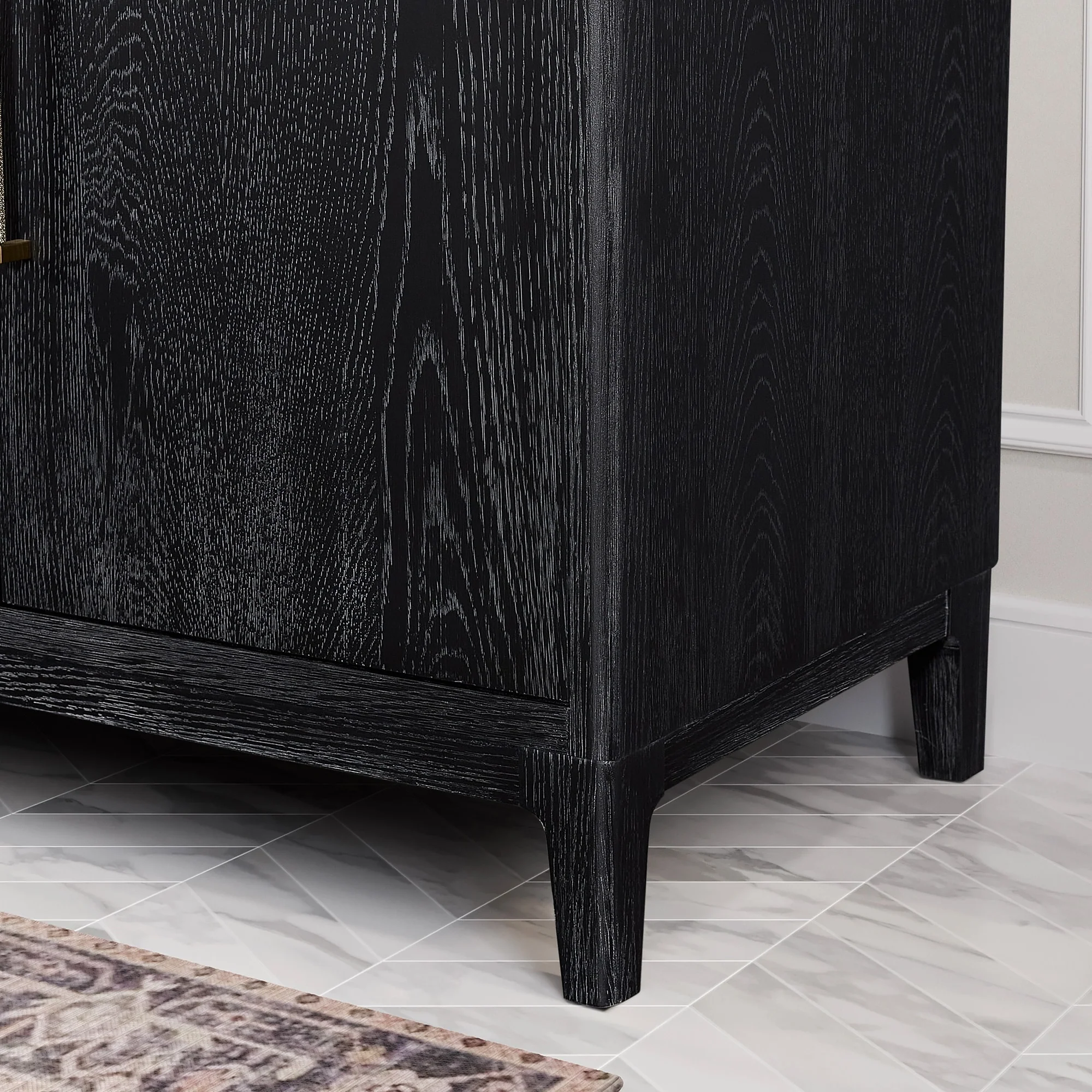 Gara Single Bath Vanity with Composite Stone Top and Mirror