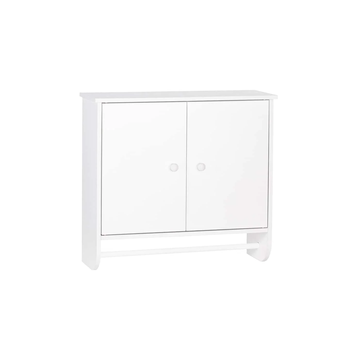 RiverRidge Medford Two-Door Bathroom and Laundry Wall Mount Storage Medicine Cabinet with Adjustable Shelf - White