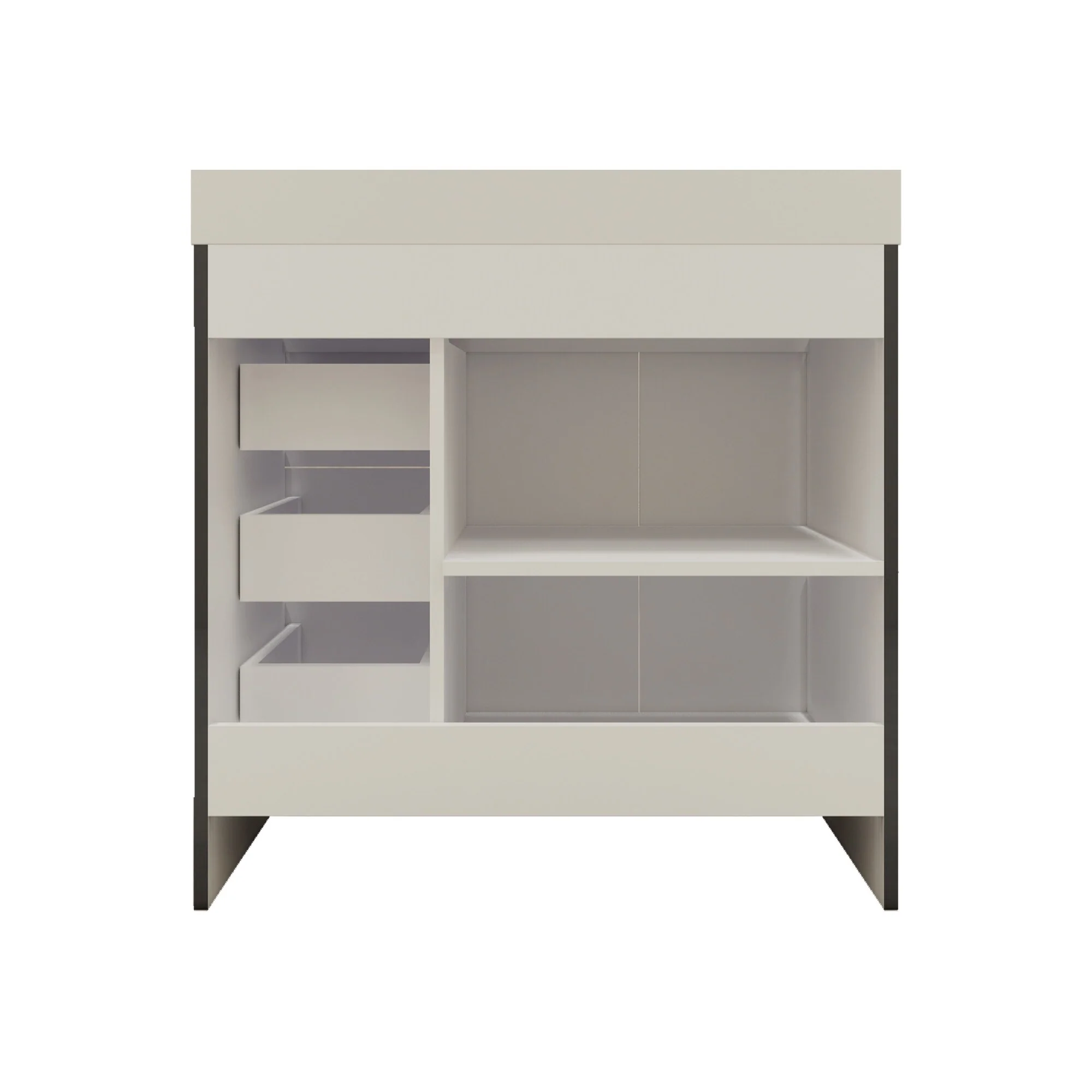 Eliza 36 Freestanding Vanity (Right Drawers) with Single Sink