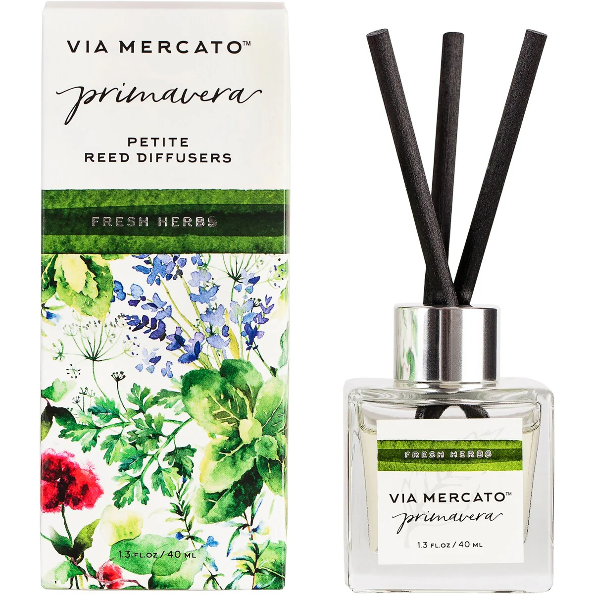 Via Mercato Primavera Petite Reed Diffuser-Spring Flowers