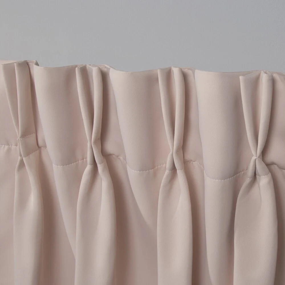 ATI Home Sateen Twill Woven Room Darkening Blackout Pinch Pleat/Hidden Tab Top Curtain Panel Pair