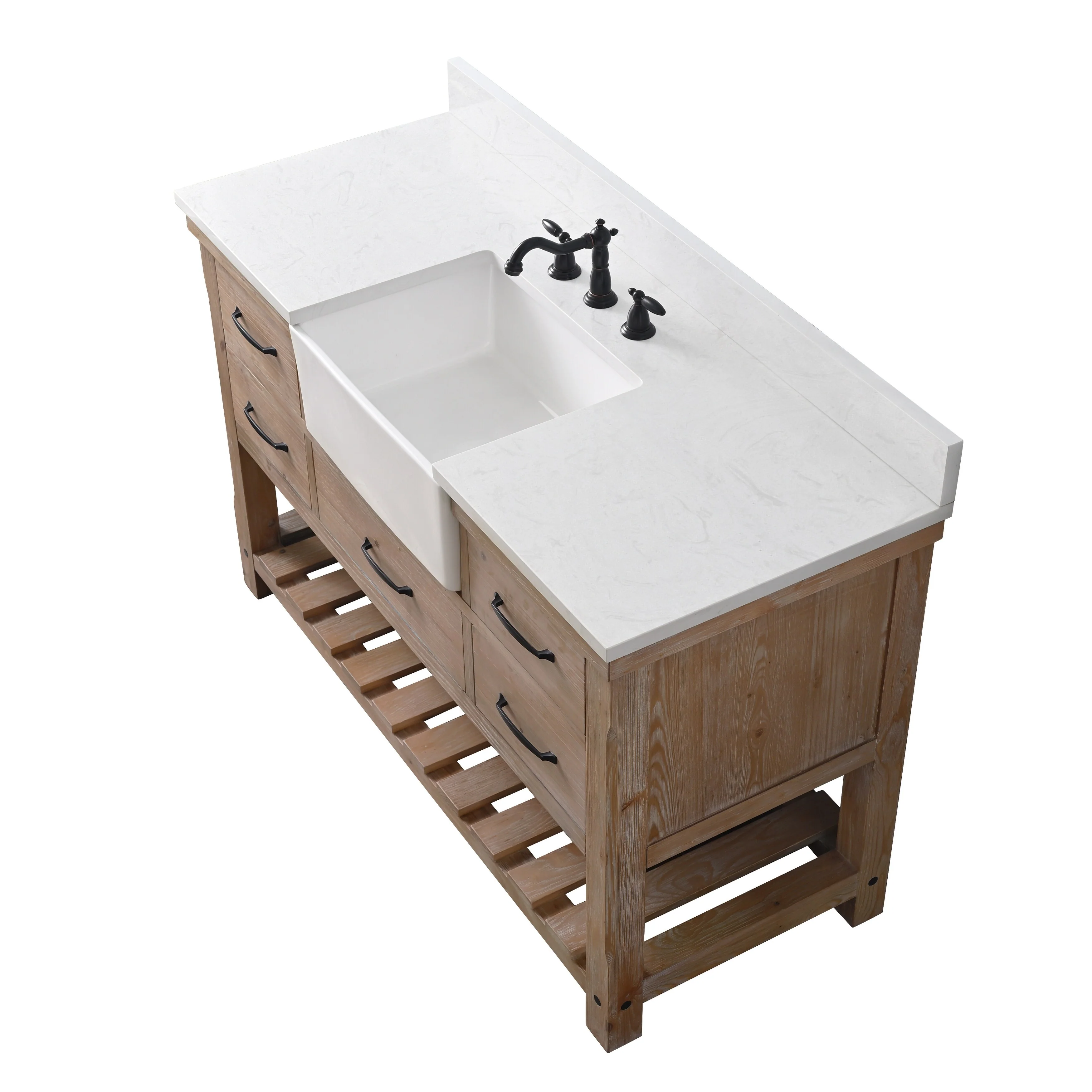 Sudio Design Bathroom Vanity Wesley Weathered Collection.