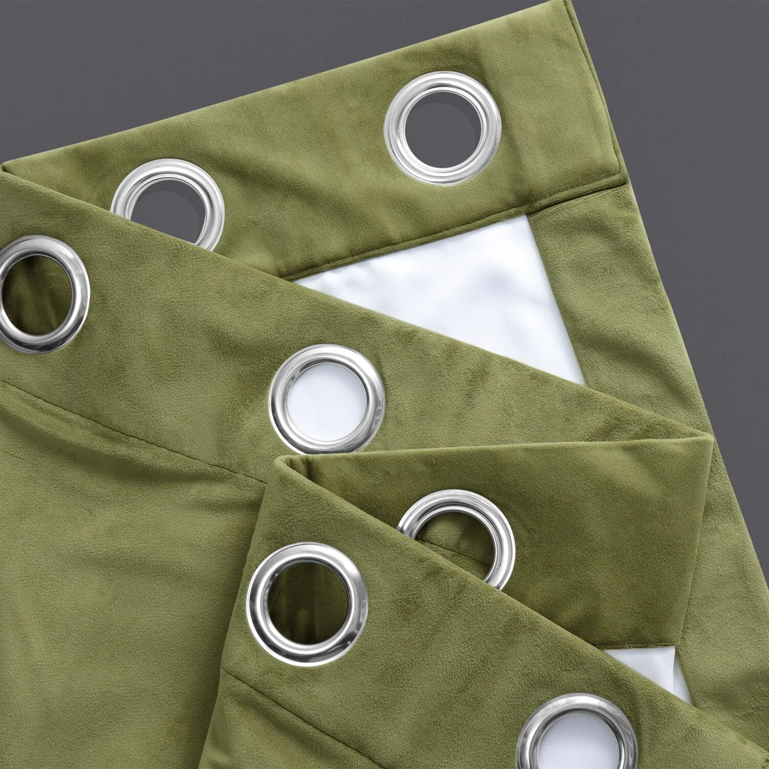 Exclusive Fabrics Signature Blackout Velvet Grommet Curtain (1 Panel)