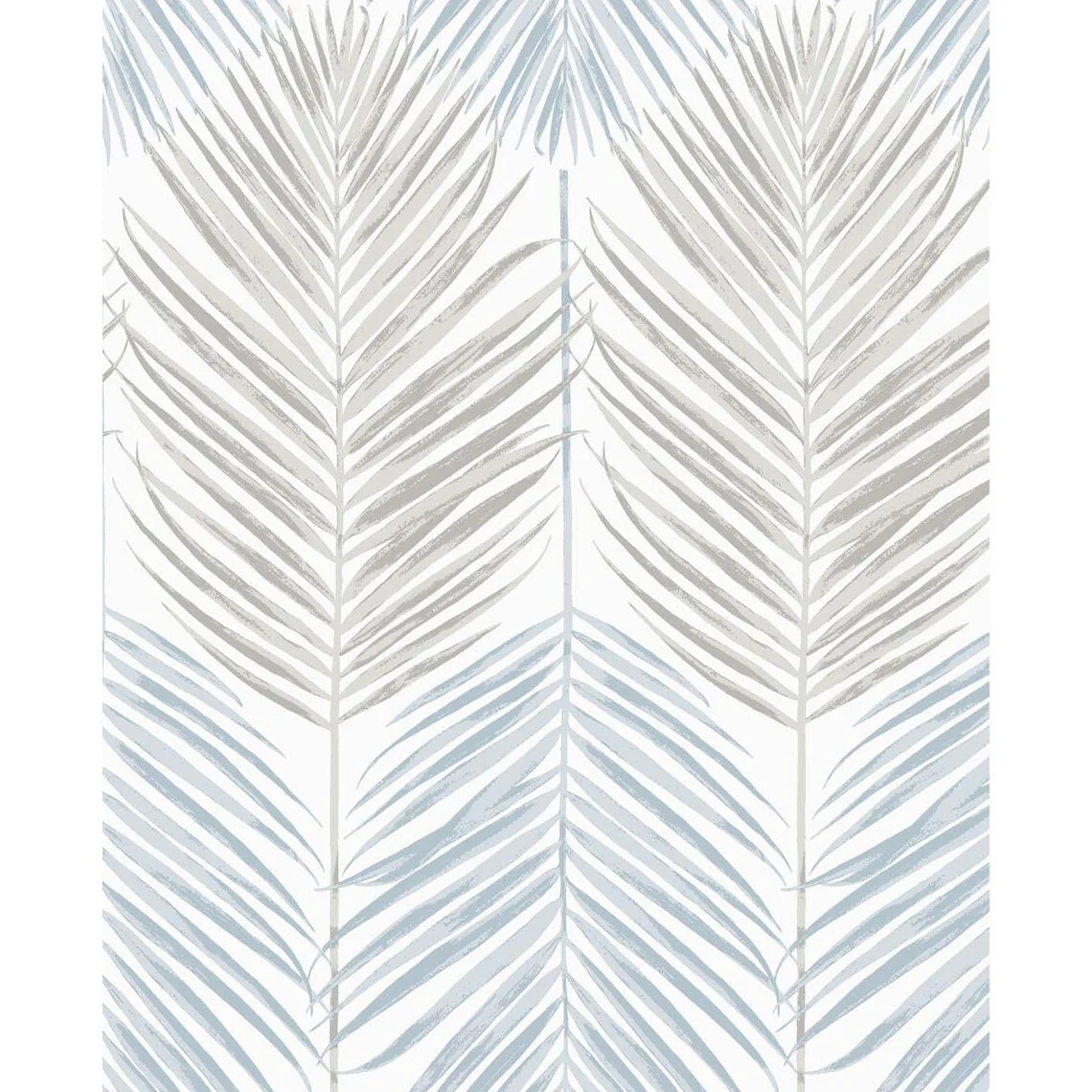 NextWall Two Toned Palm Peel and Stick Wallpaper