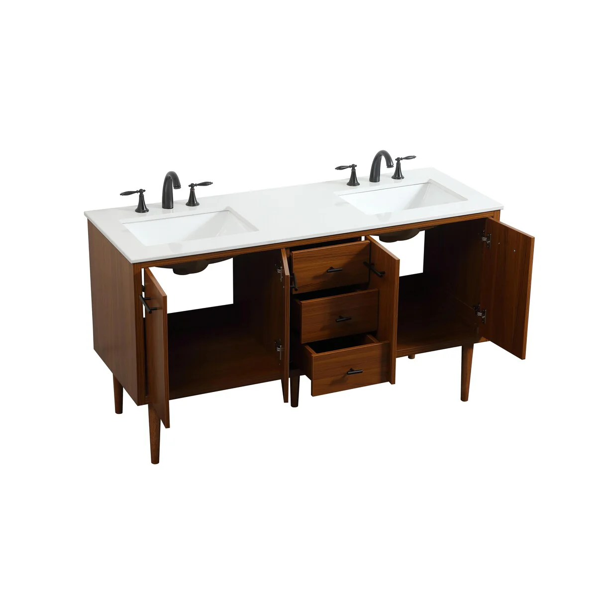 Fern 60 Inch Double Bathroom Vanity