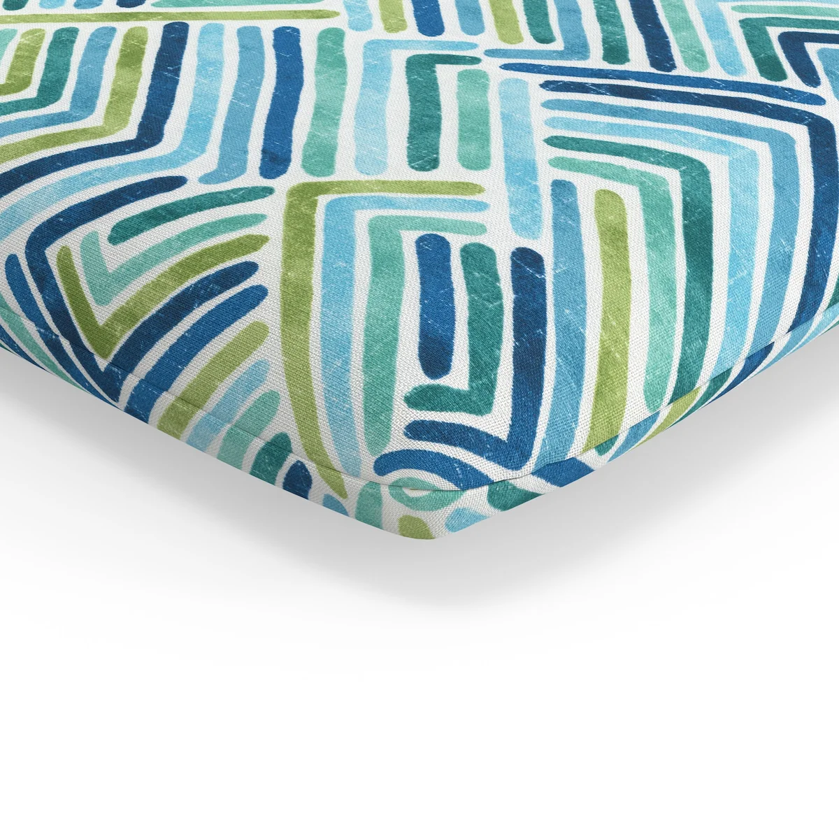 Pillow Perfect Outdoor/Indoor 100% T-Spun Polyester Seat Cushion, Weather Resistant, Fade Resistant