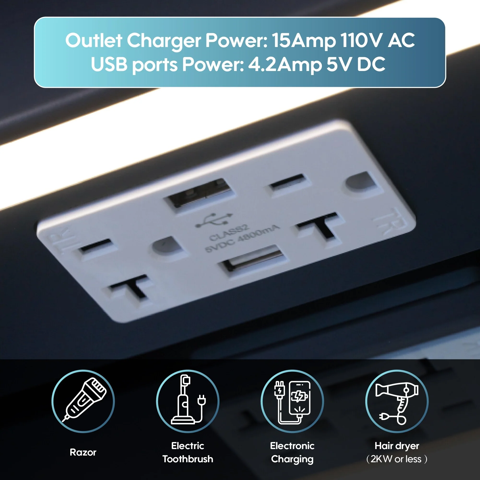 30 in. H Recessed or Surface Wall Mounted LED Mirror Cabinet With Black Side Cabinet