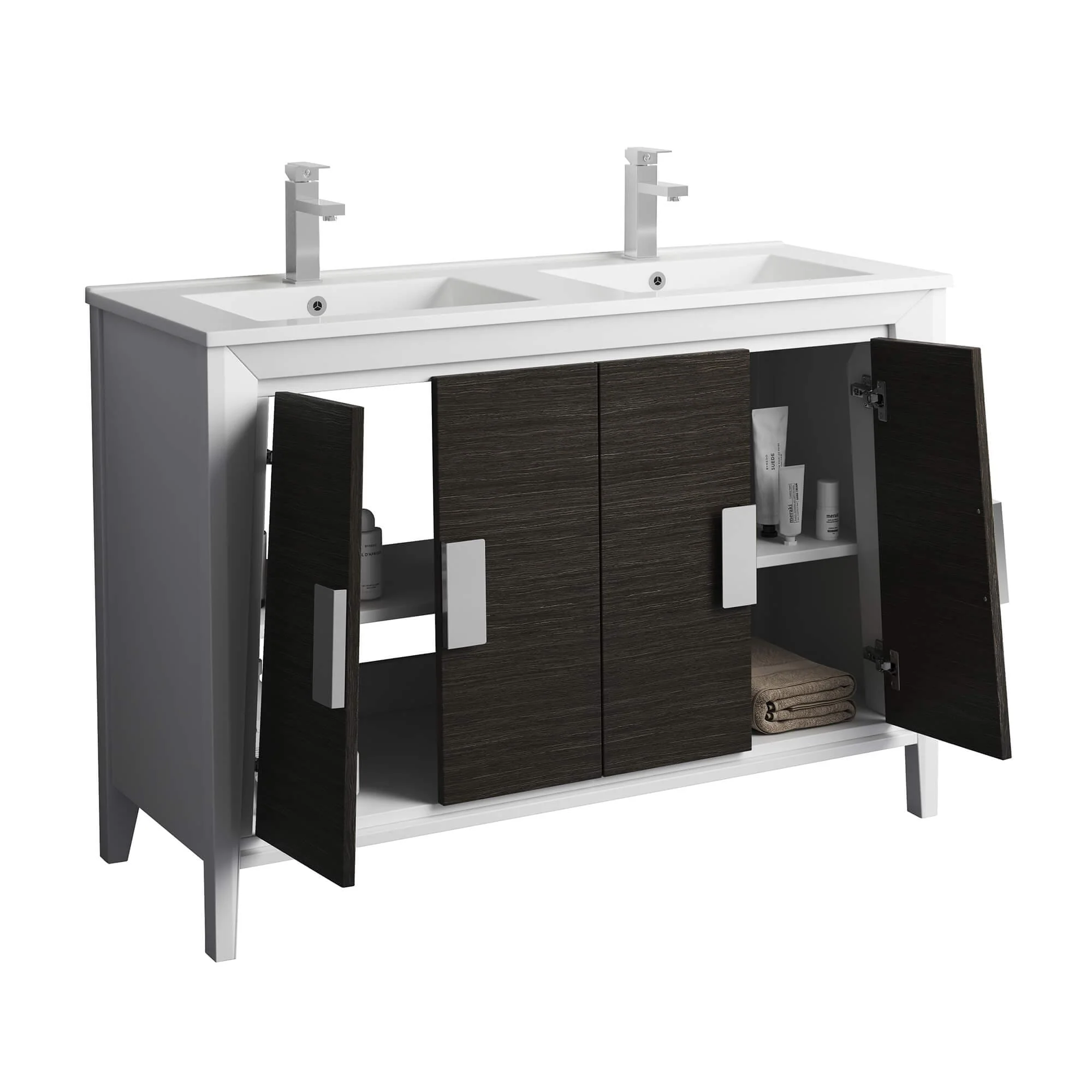 Fine Fixtures Imperial Collection Bathroom Vanity Cabinet Set,