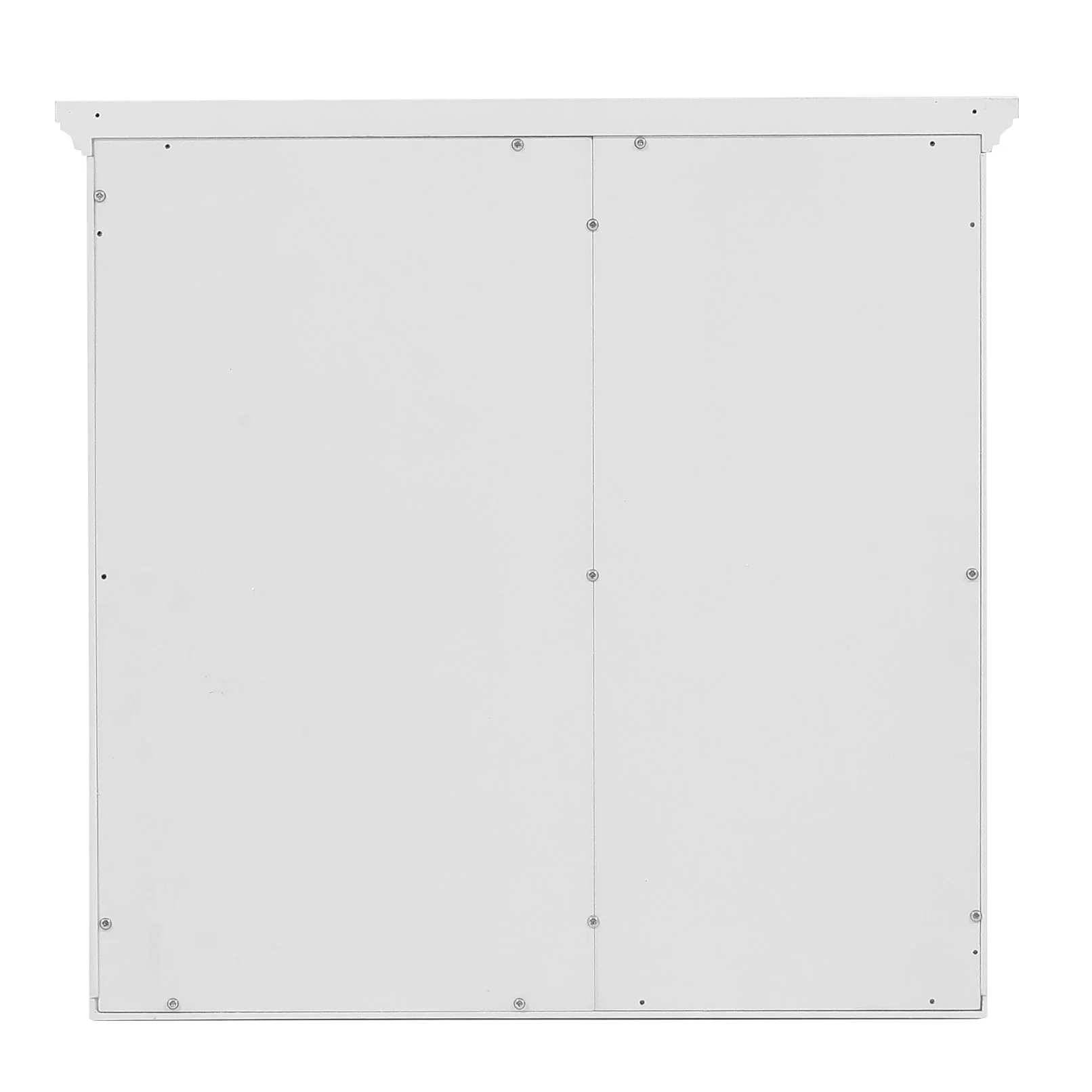 White MDF Wood Bathroom 1-Door Wall Storage Cabinet - 19.96