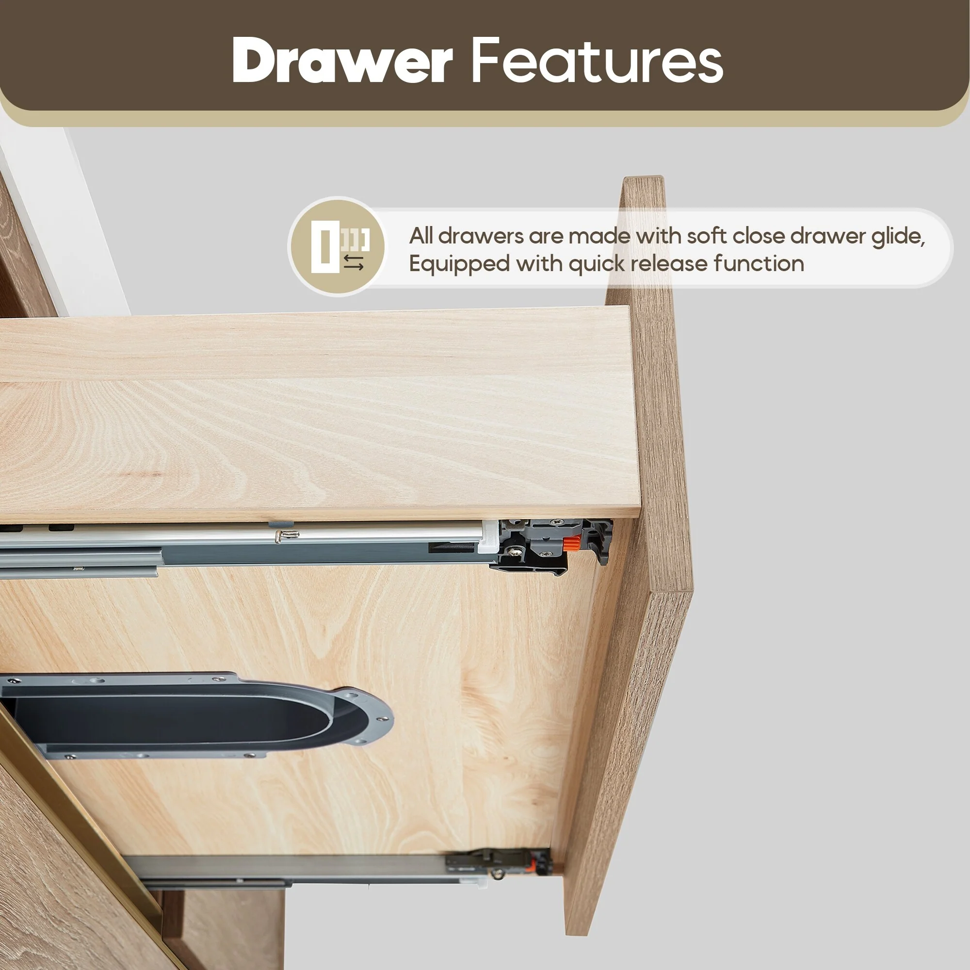 Palencia Double Floating Vanity with Composite Sink Top without Mirror