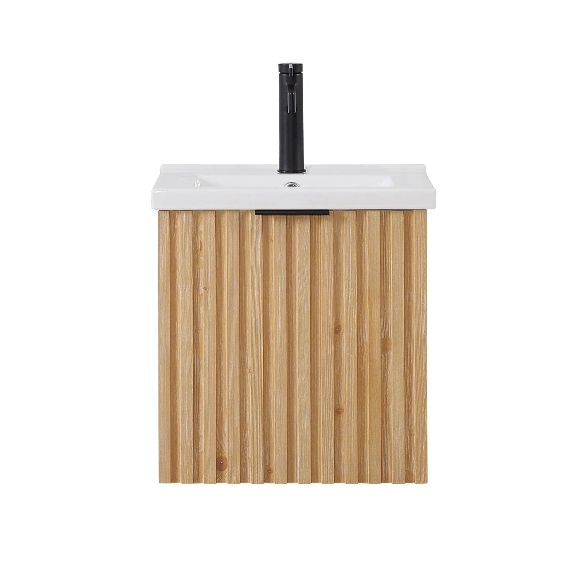 Manila Floating Bath Vanity with Ceramic Basin Top without Mirror