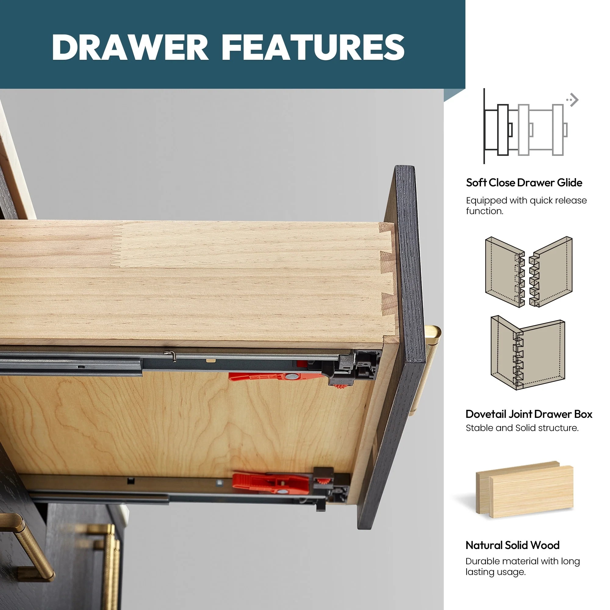 Gara Single Bath Vanity with Composite Stone Top and Mirror