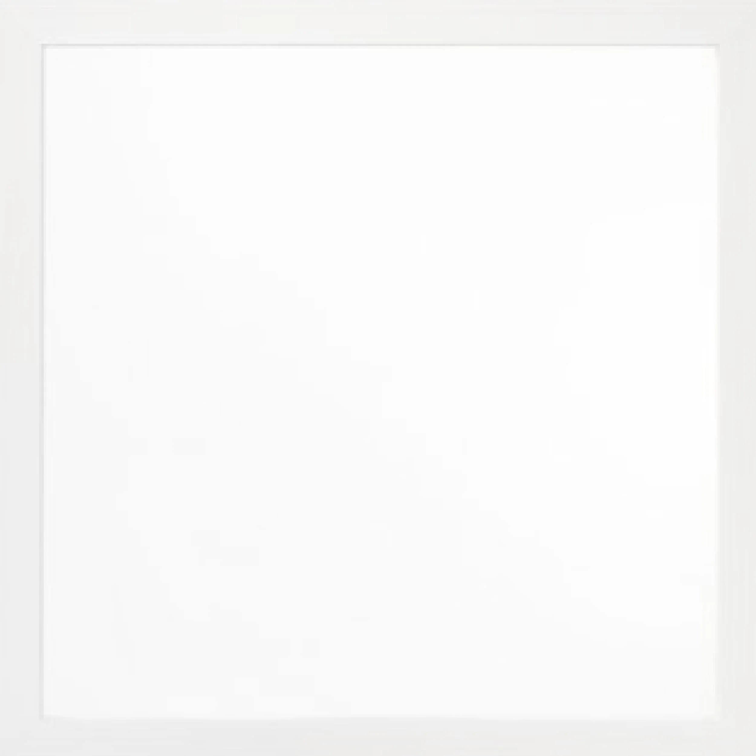 40 Inch Wall Mirror, Sleek Square Wood Frame, White
