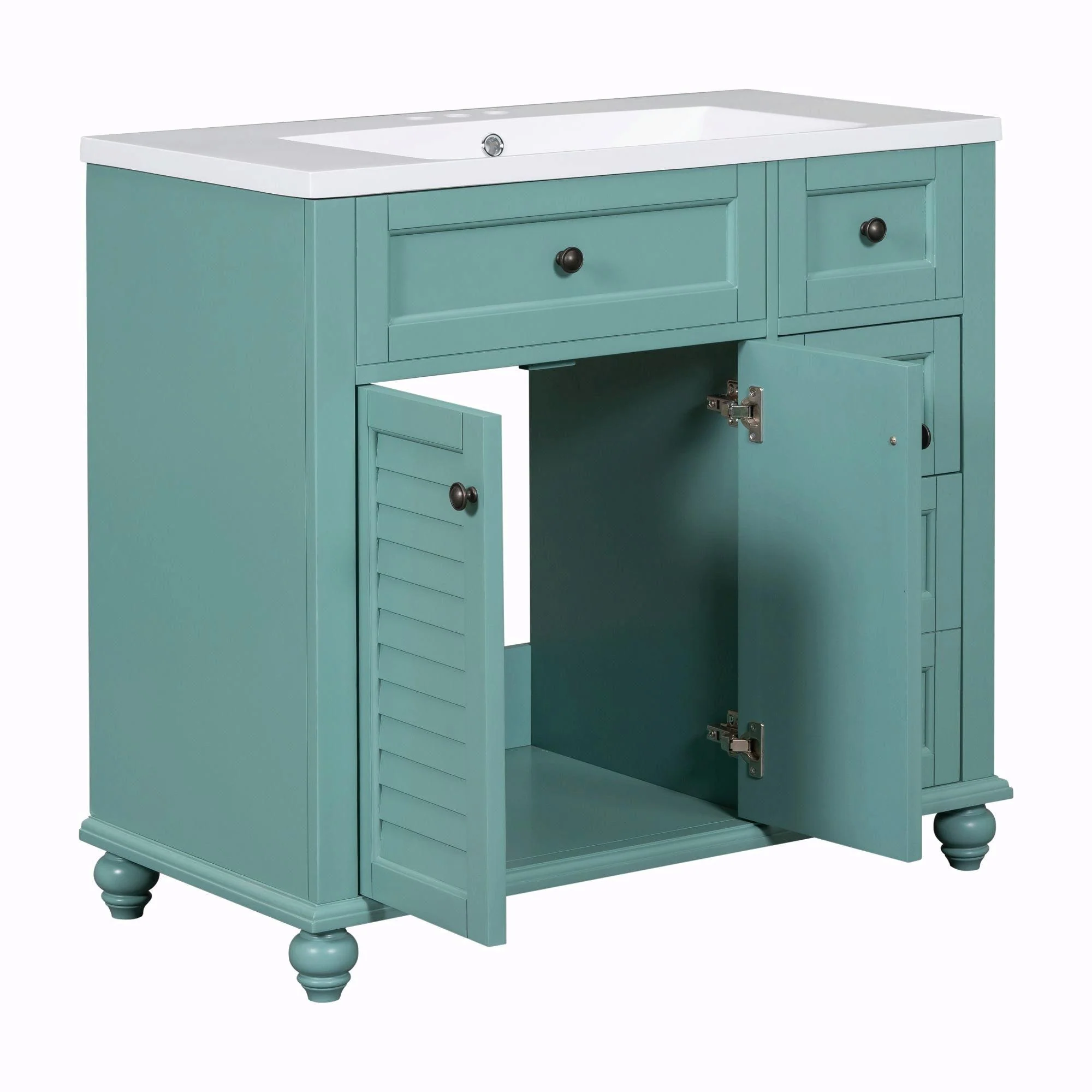 36'' Bathroom Vanity with Undermount Sink, Free Standing Vanity Set