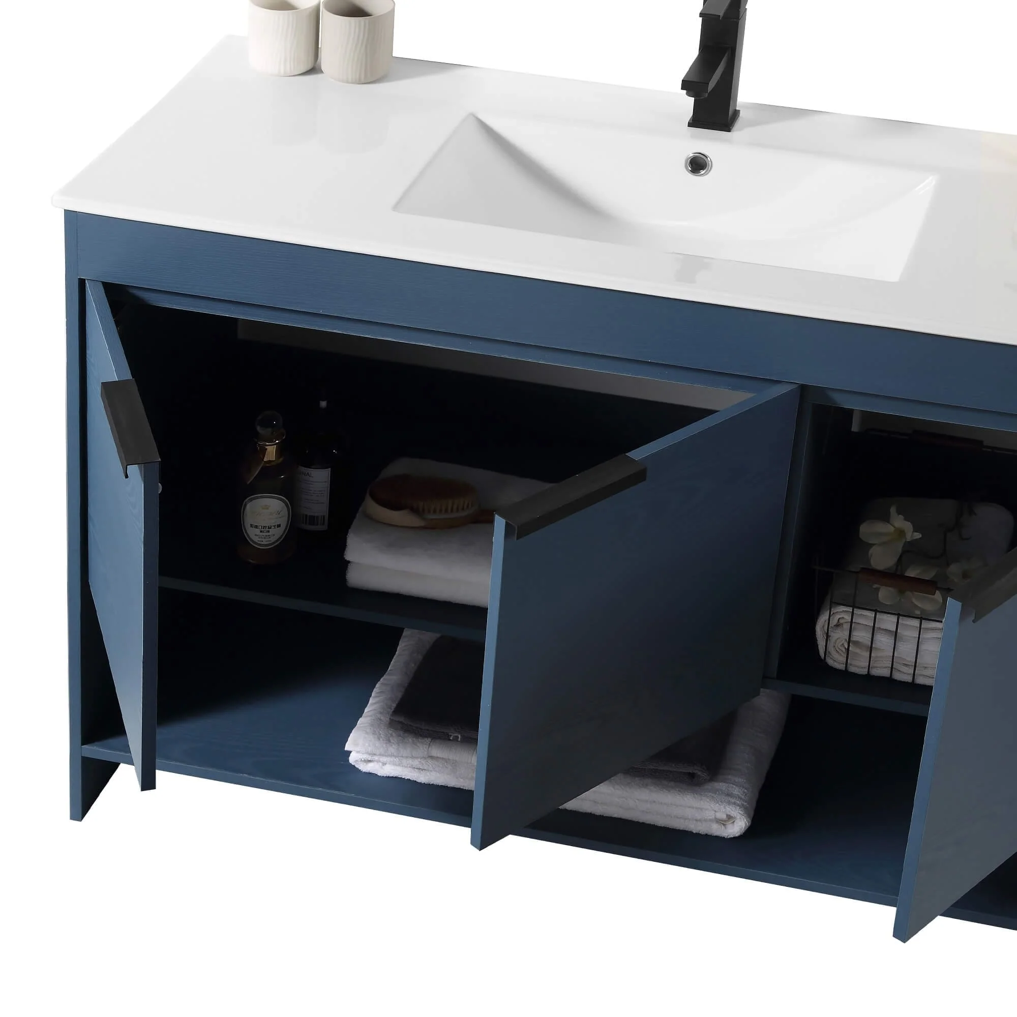 Fine Fixtures Phoenix Bathroom Vanity with Sink - Full Assembly Required