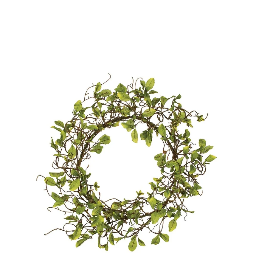 Sullivans Artificial Leaf & Twig Wreath 25