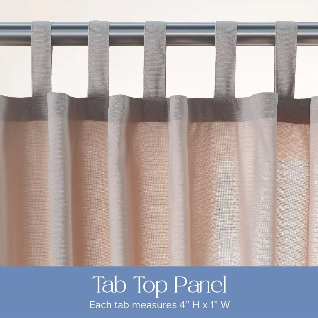 Wonderland Solid Tab Top Outdoor UV Protected Privacy Panel