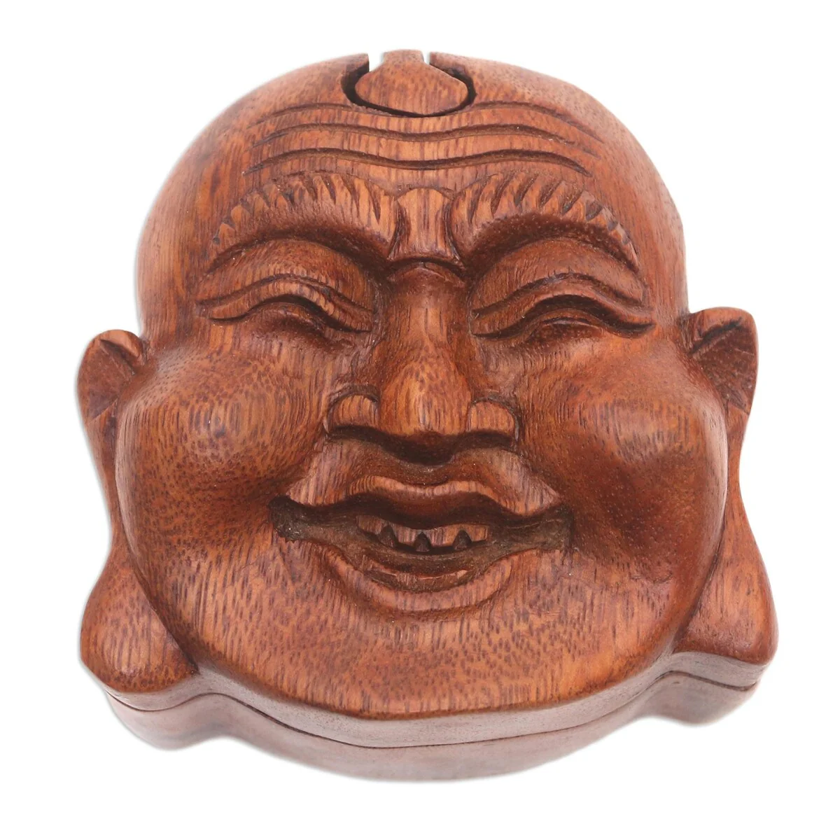Novica Handmade Buddhas Secret Wood Puzzle Box