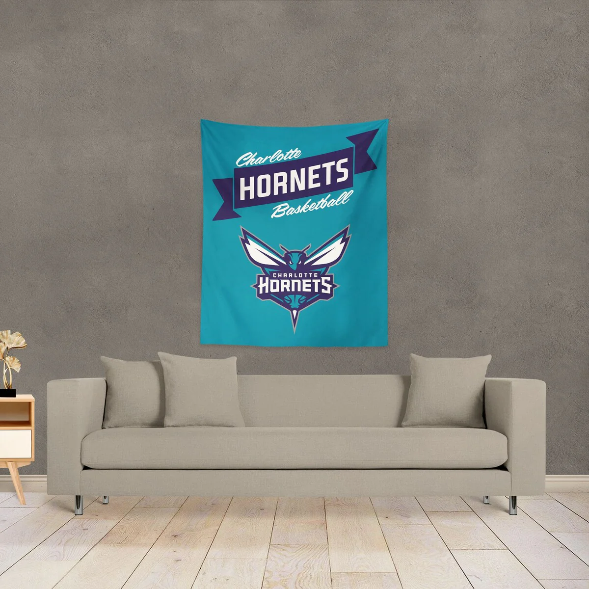 NBA Premium Hornets Printed Wall Hanging - 34