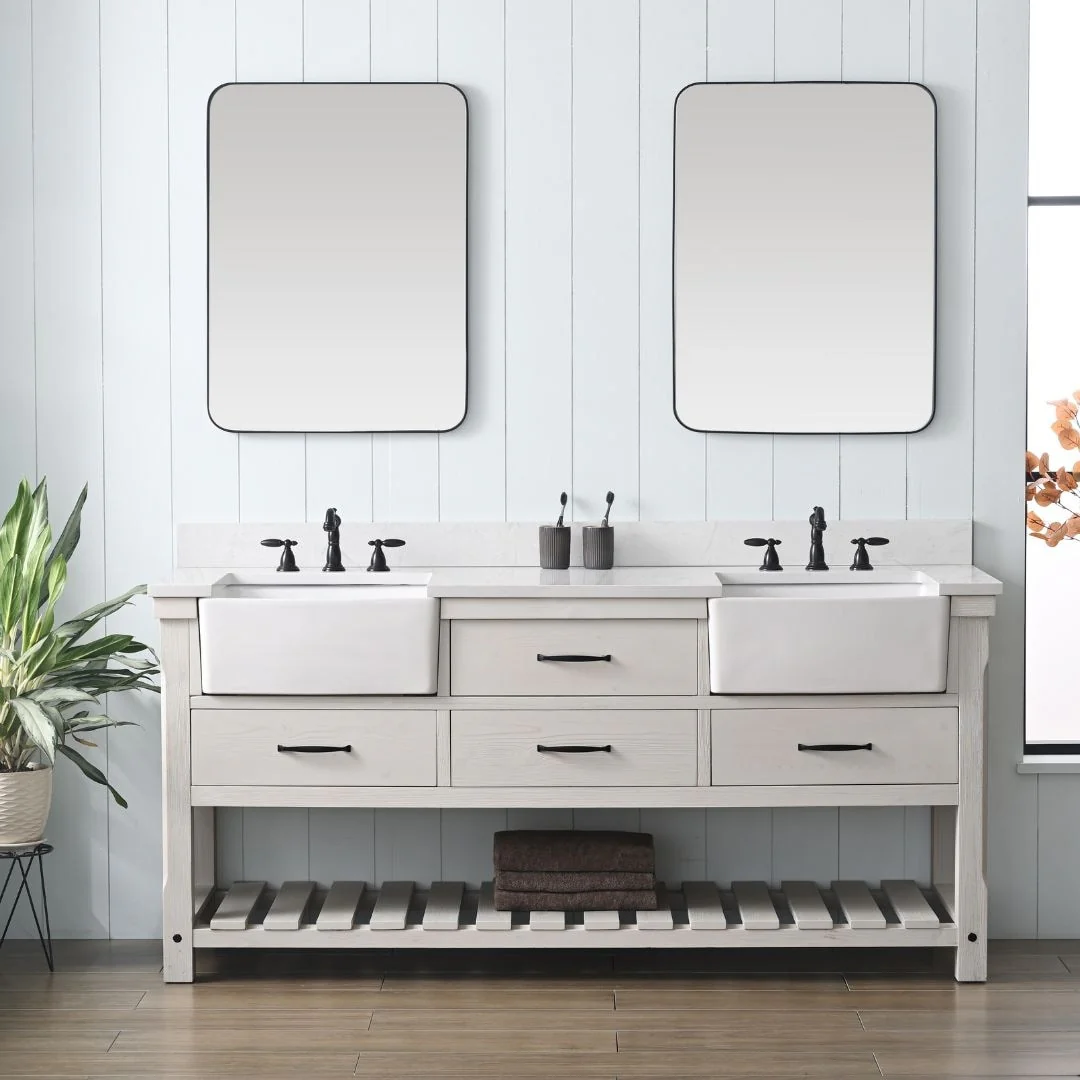 Sudio Design Bathroom Vanity Wesley Weathered Collection.