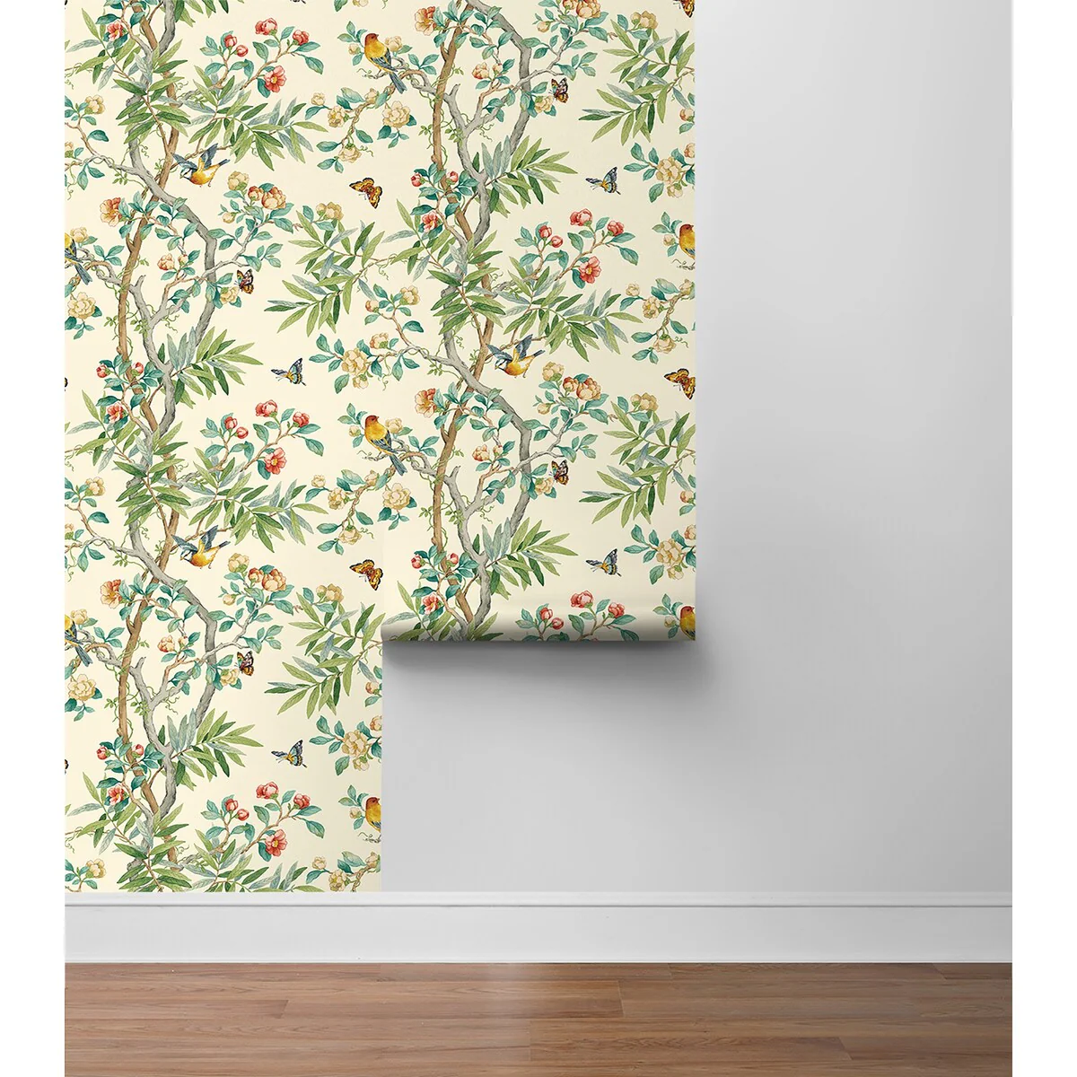 Surface Style Kimono Vine Multi Peel & Stick Wallpaper - 20.5 in. W x 18 ft. L