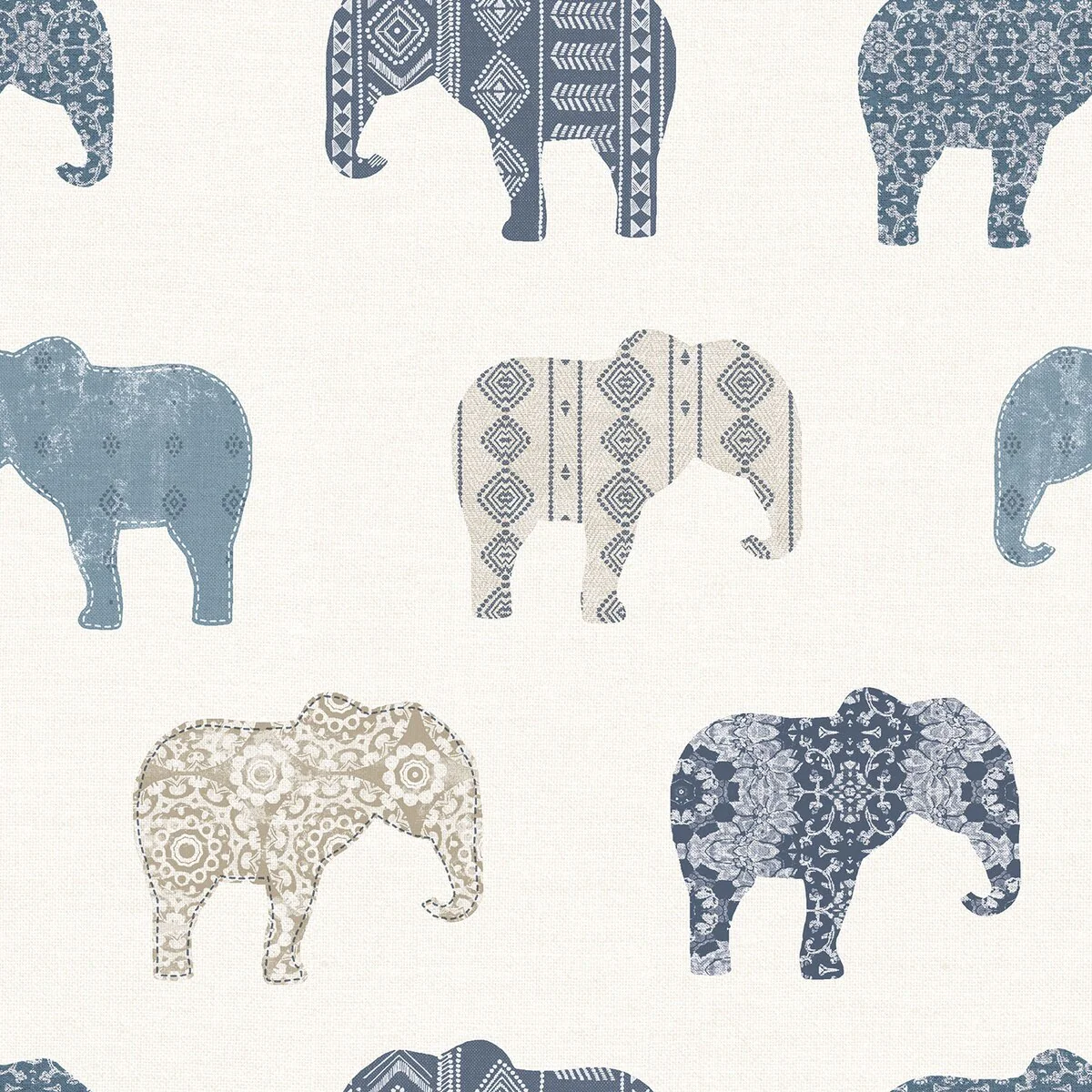 Galerie Wallcoverings Just 4 Kids 2 Elephants Motif Non-woven Matte Wallpaper Roll