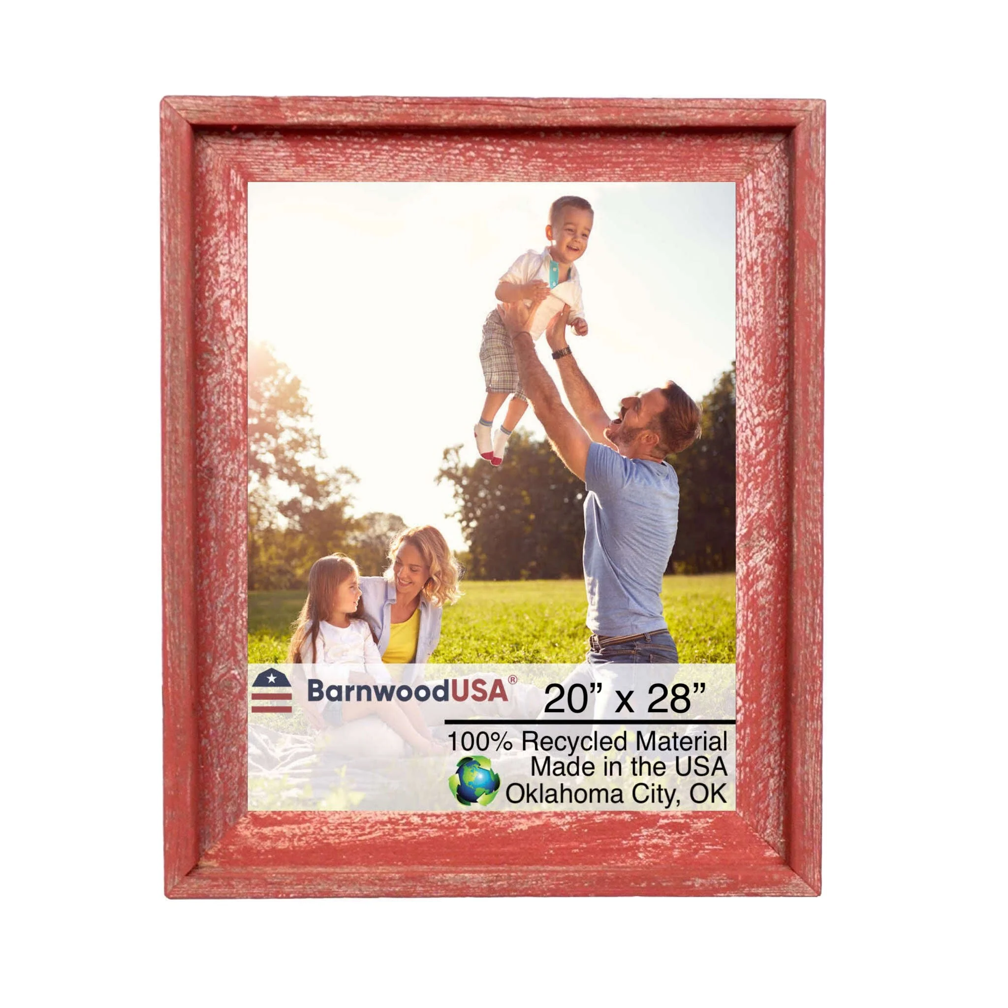 BarnwoodUSA Rustic Farmhouse Signature Wood Picture Frame