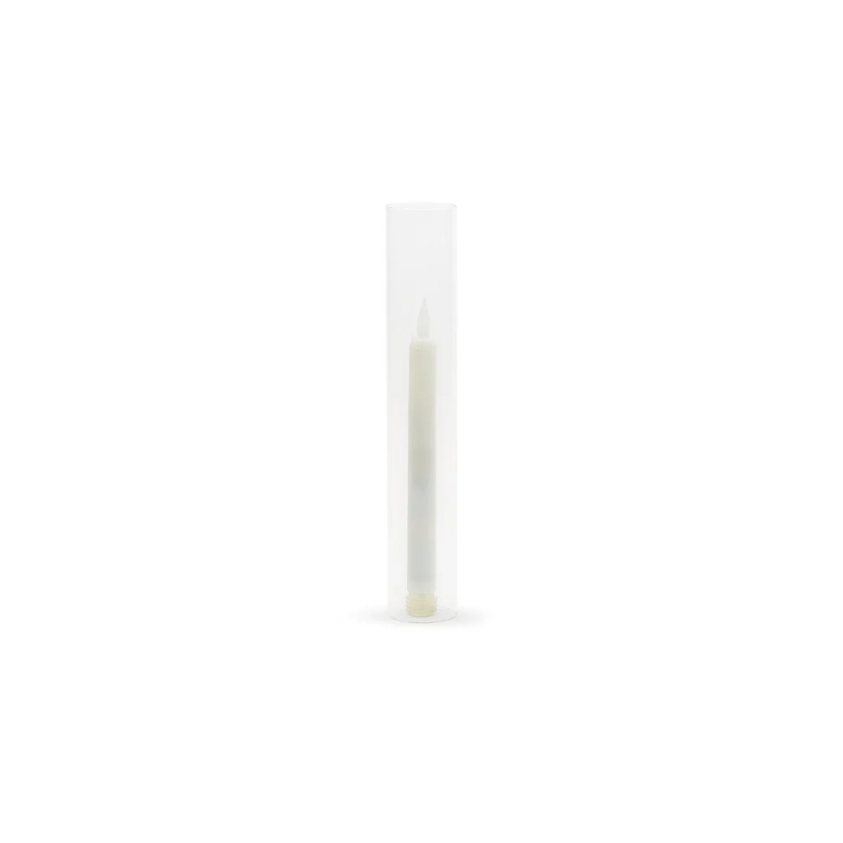 Clear Glass Cylinder Hurricane Chimney Tube, Candle Cover - 1 Piece