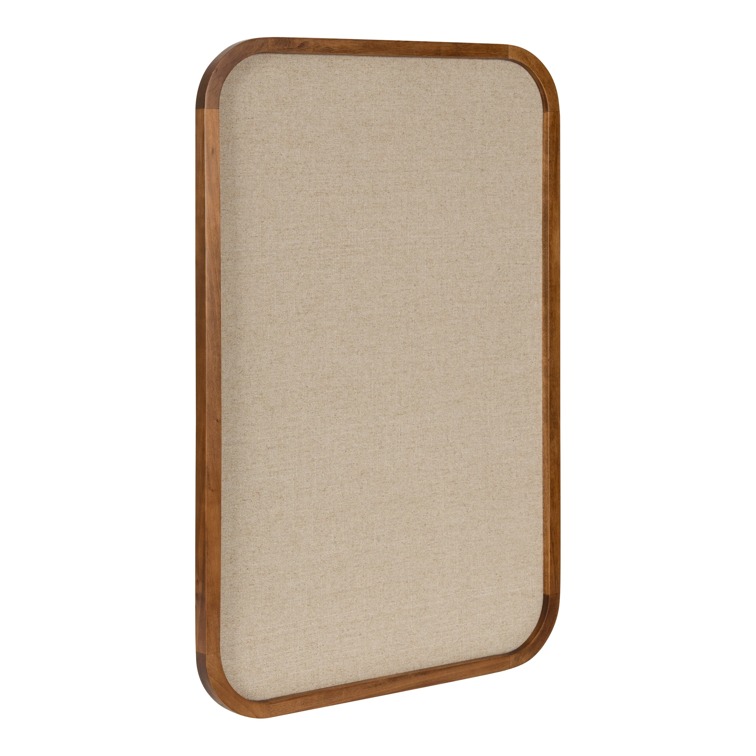 Kate and Laurel Hutton Wood Framed Fabric Pinboard