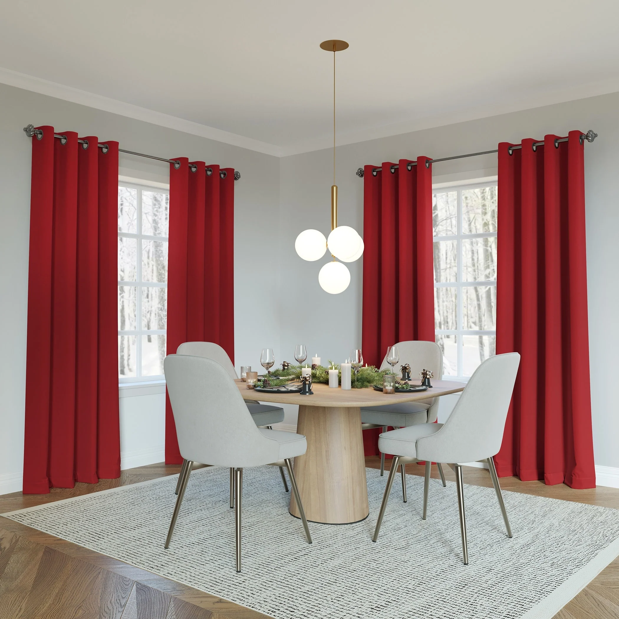 Sun Zero Oslo Theater Grade Extreme Total Blackout Grommet 1-Piece Curtain Panel, Single Panel
