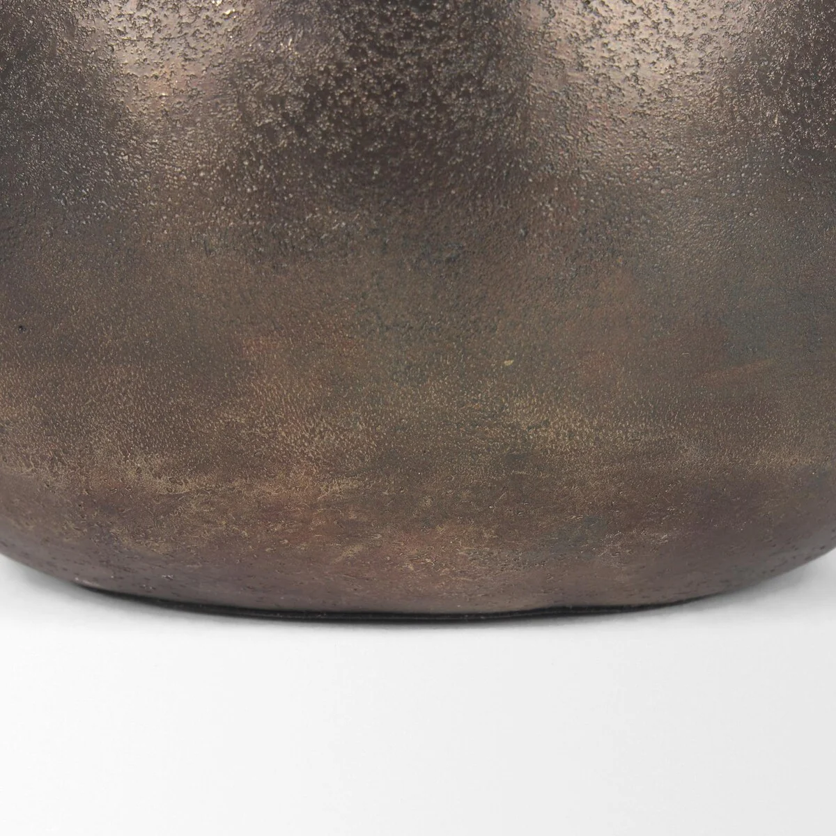 Quade Small Gold Metal Planter